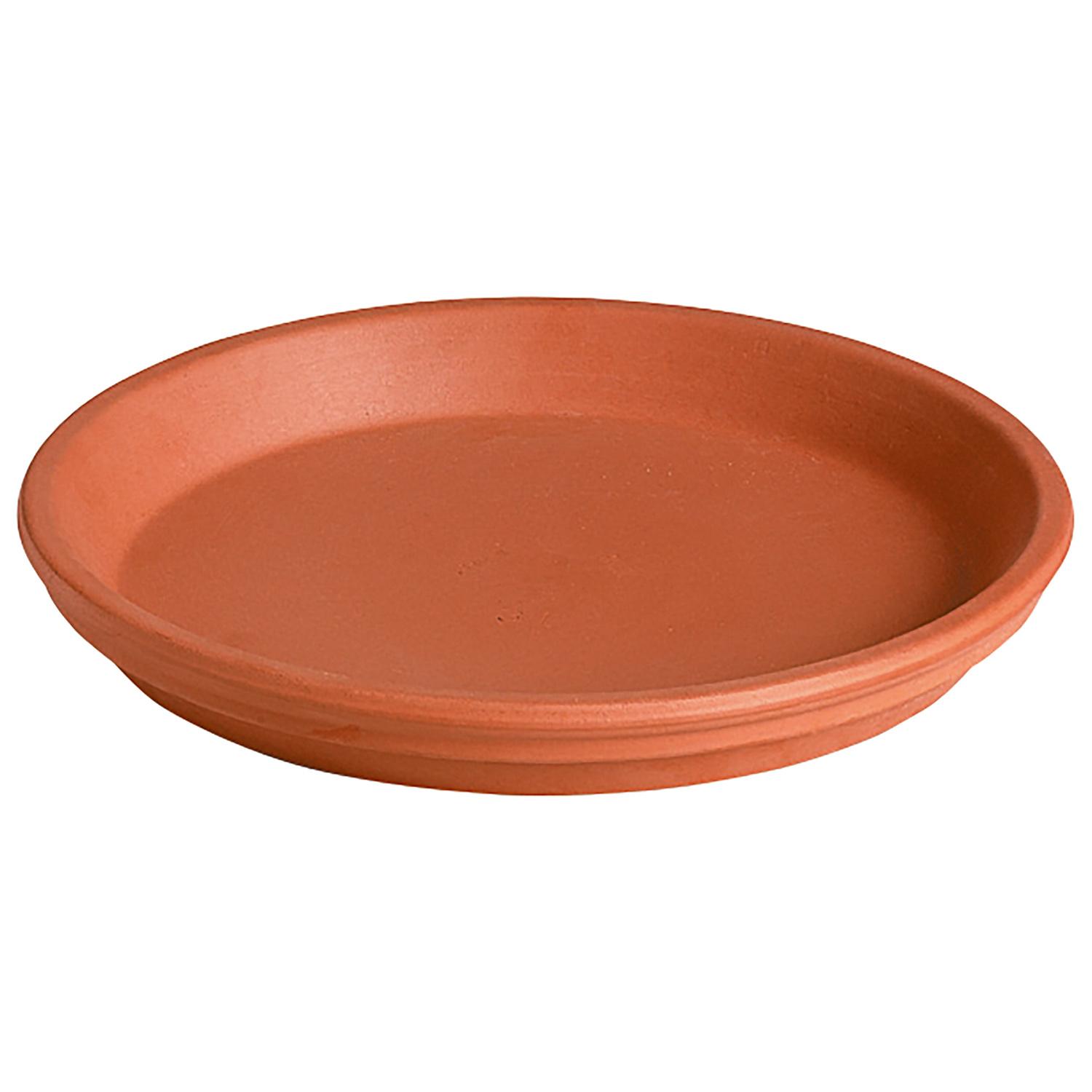 6" Terra Cotta Clay Saucer