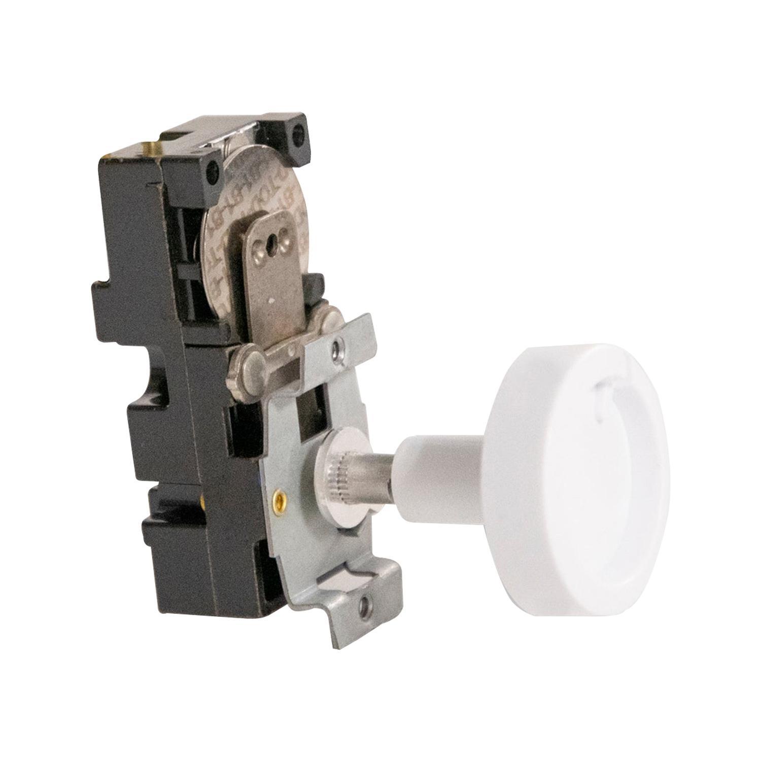 Built-In Thermostat 120V-347V Single Pole-White