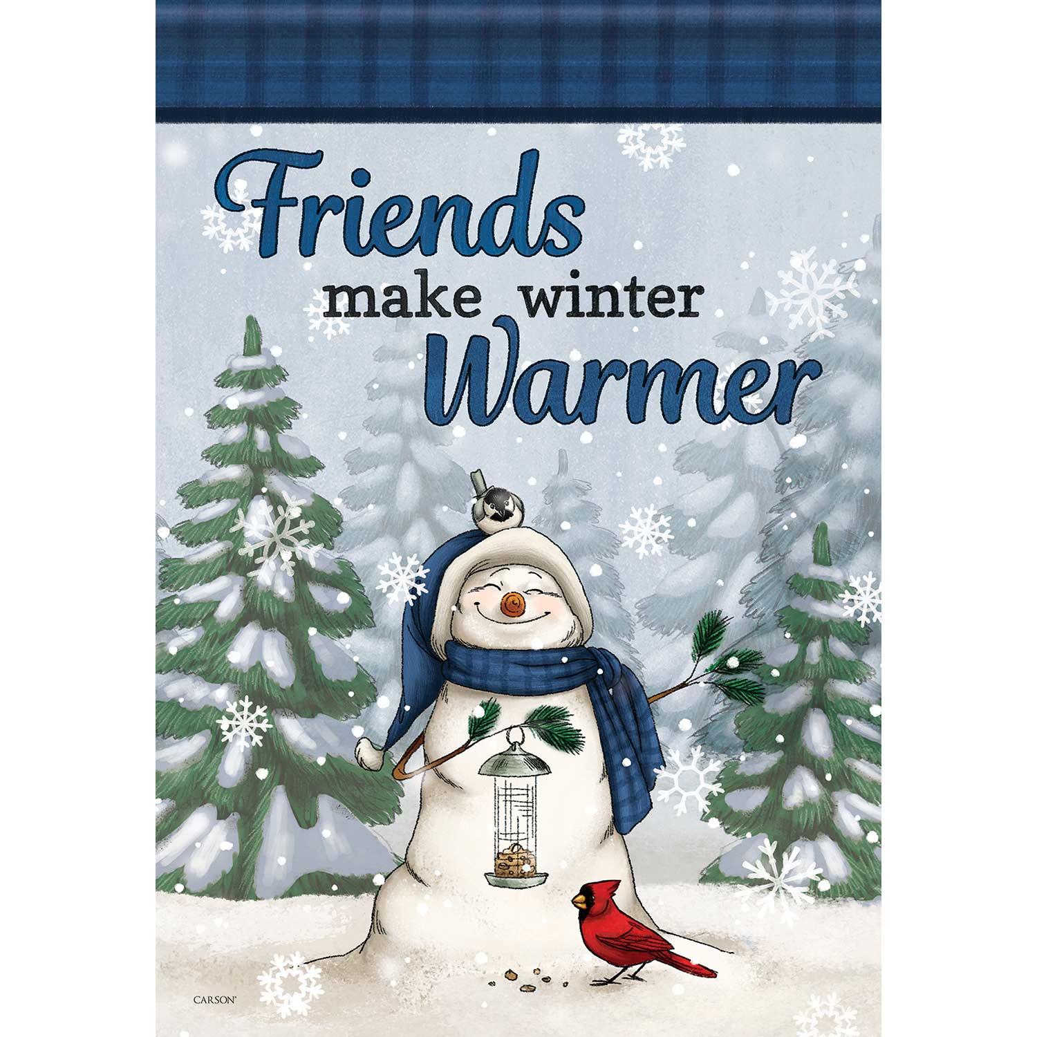 Winter Garden Flag Winter Warmer