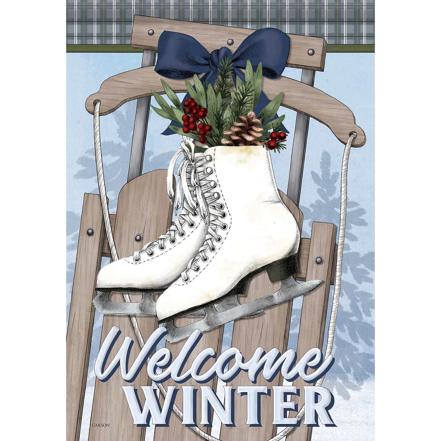 Winter Garden Flag Skates for Winter