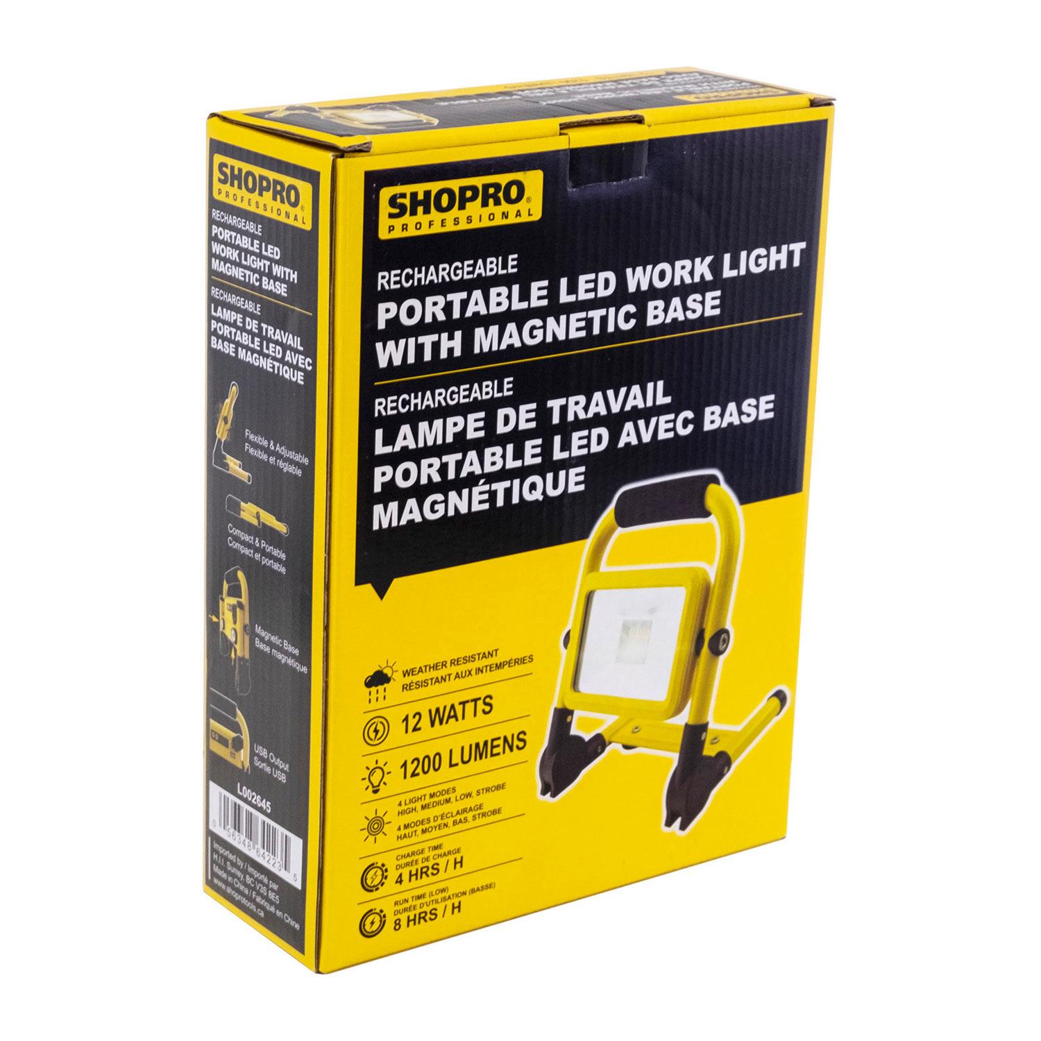Portable 1200L Rechargeable LED Worklight