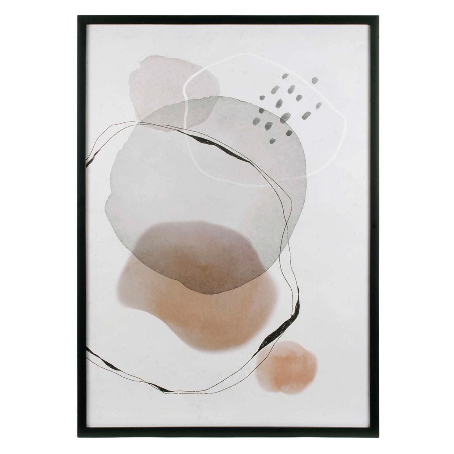 20" x 28" Abstract Circles Wall Art