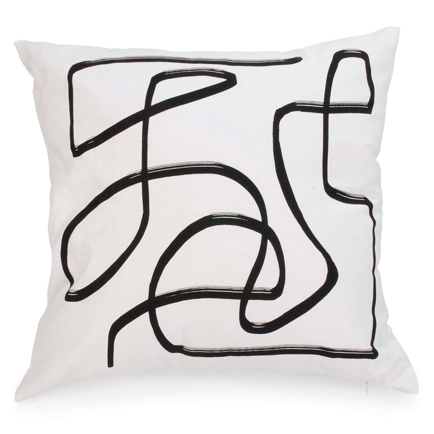 17" x 17" Abstract Lines Cushion