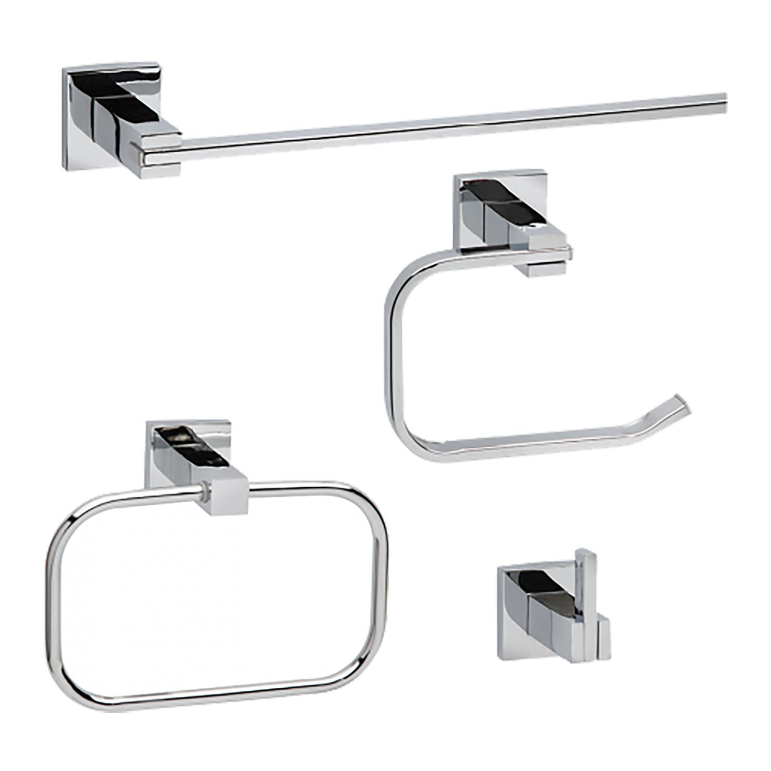 Robson 4 Piece Bath Set-Polished Chrome
