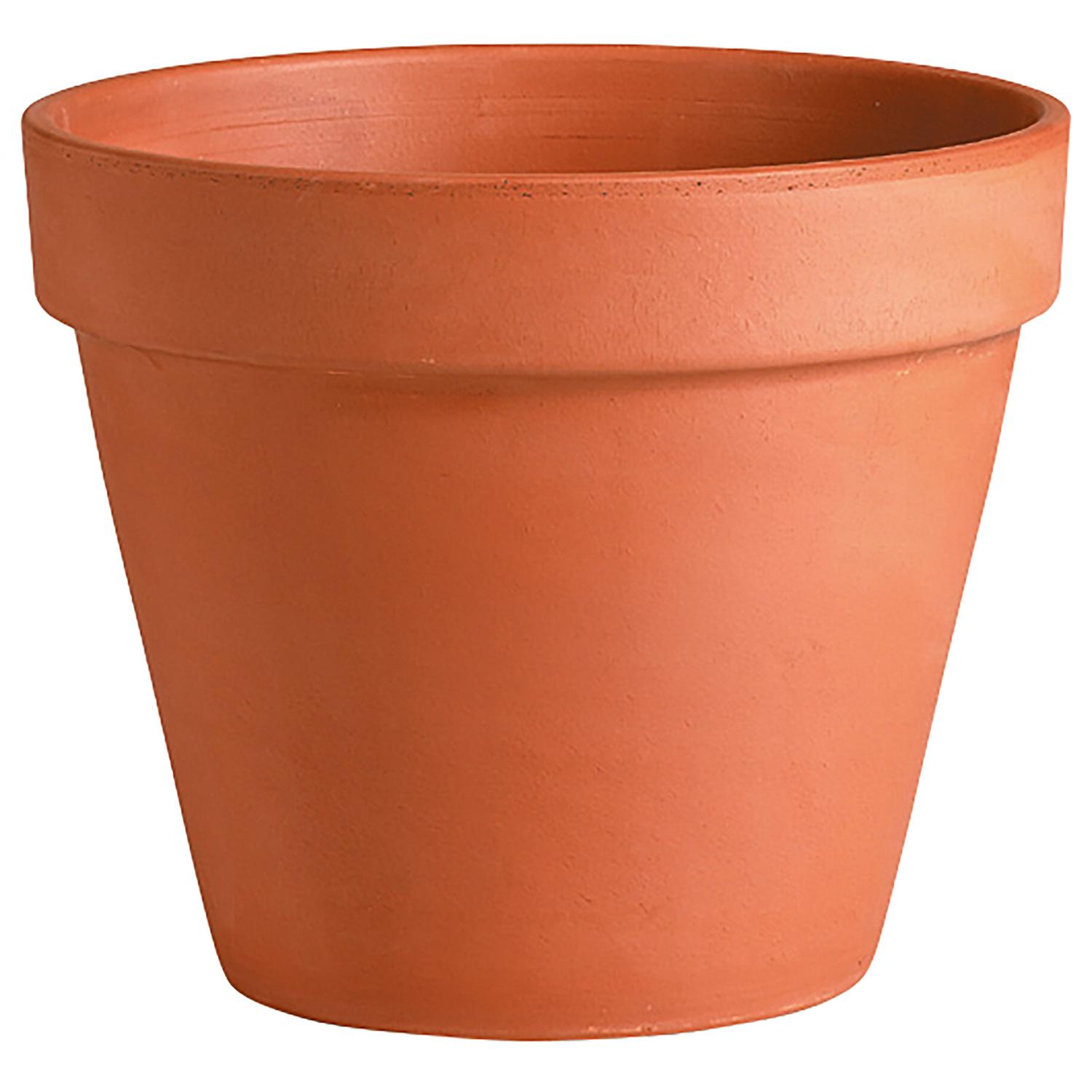 10" Terra Cotta Clay Flower Pot