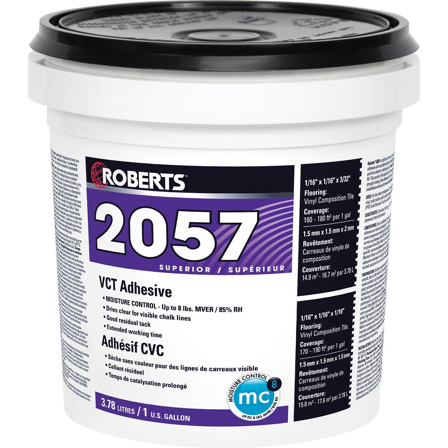 Roberts 2057 Premium VCT Adhesive-3.78L