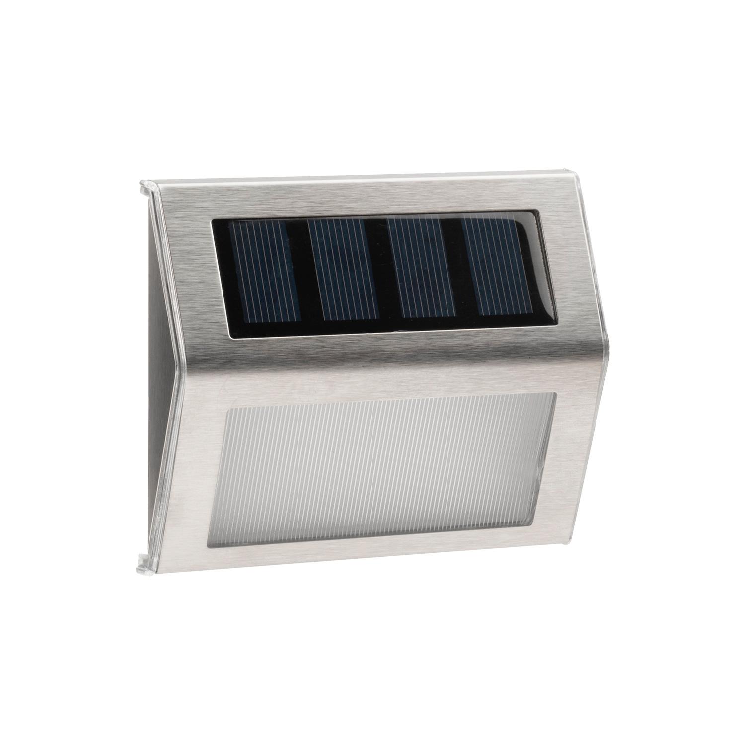 Solar Stainless Steel Wedge Light-4/Pack