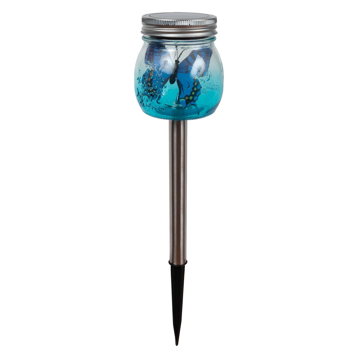 Solar Ombre Mason Jar Stake Light