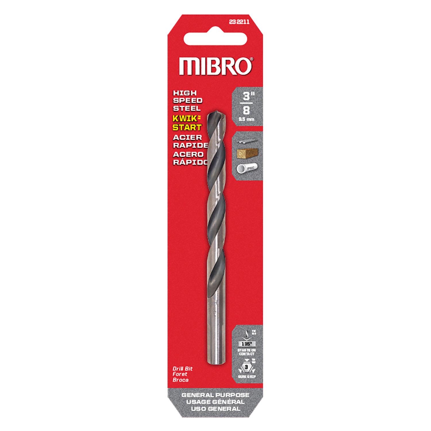 19/64" High Speed Steel Drill Bit