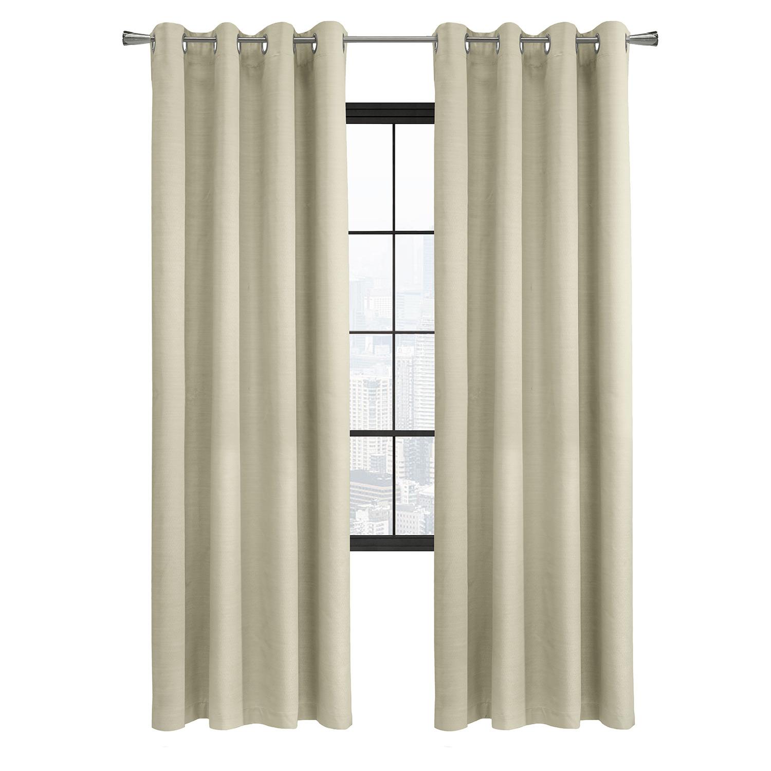 52" x 84" Ava Blackout Grommet-Cream