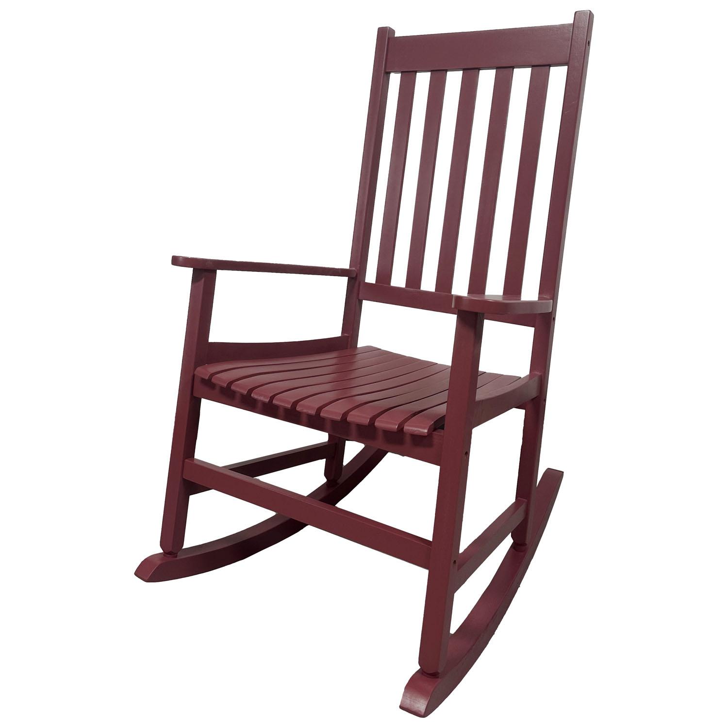 St. Andrews Porch Rocker Burgundy