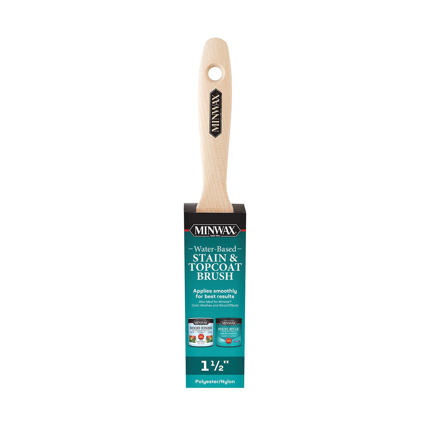 Water-Based Stain & Topcoat Brush 1.5"