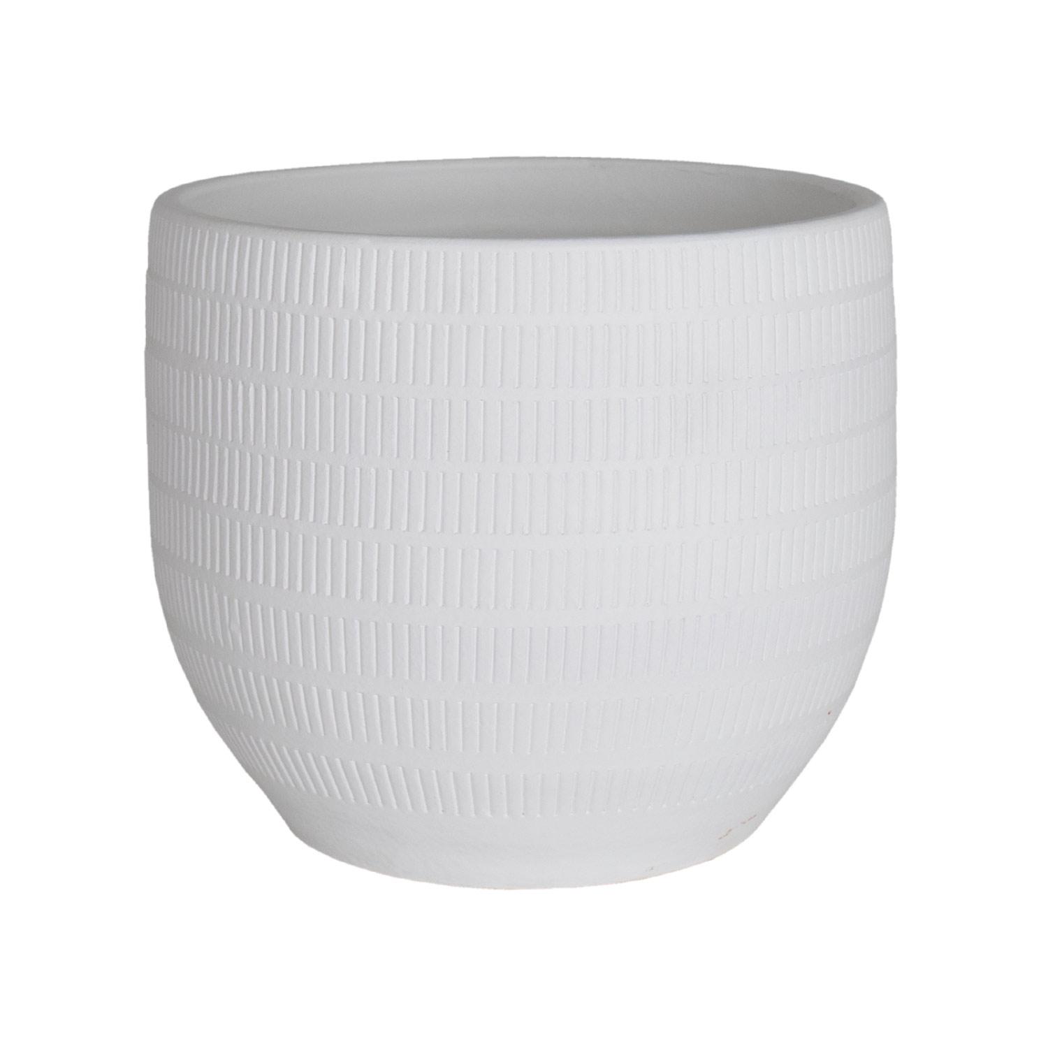 Cache-pot en céramique 11,5 po Aura fabriqué à la main