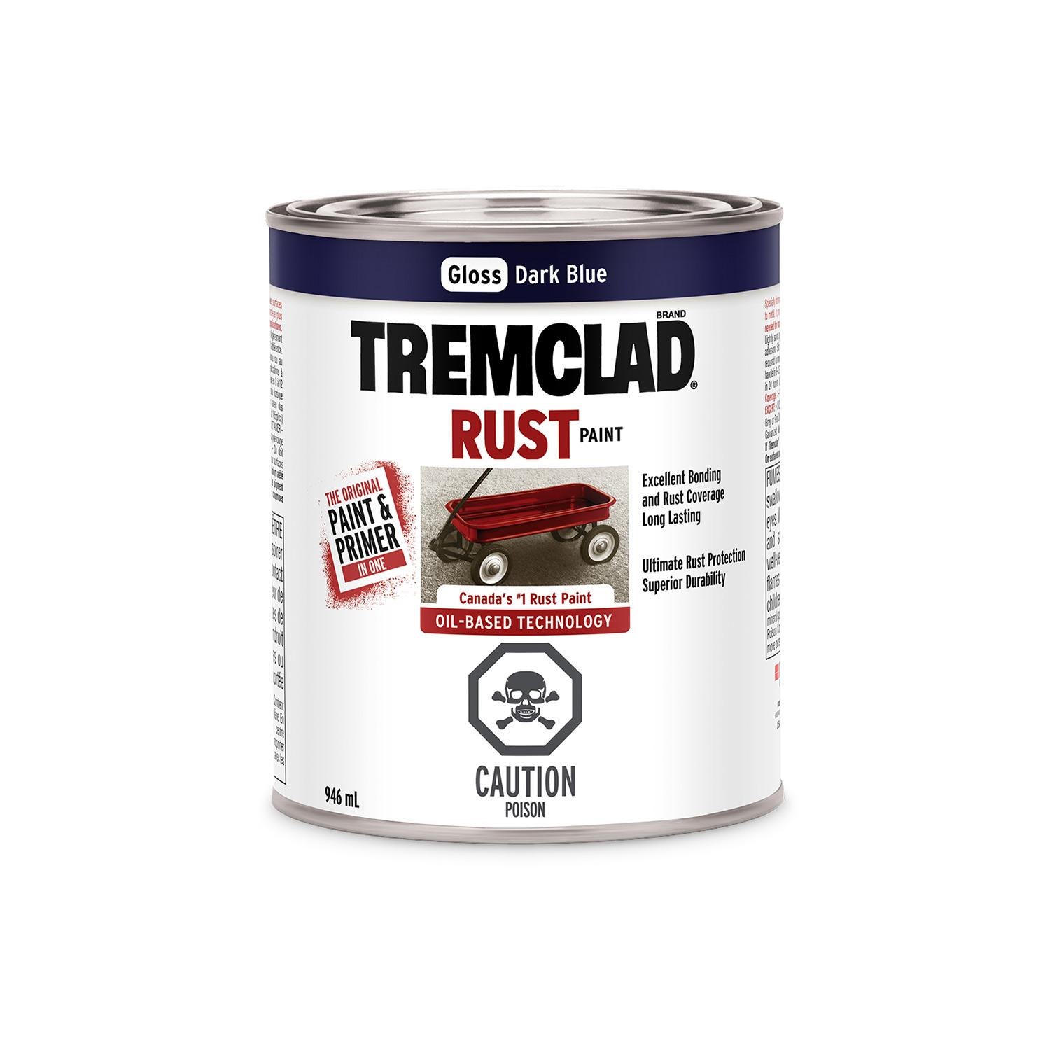 Tremclad Gloss Alkyd Rust Paint-946ml