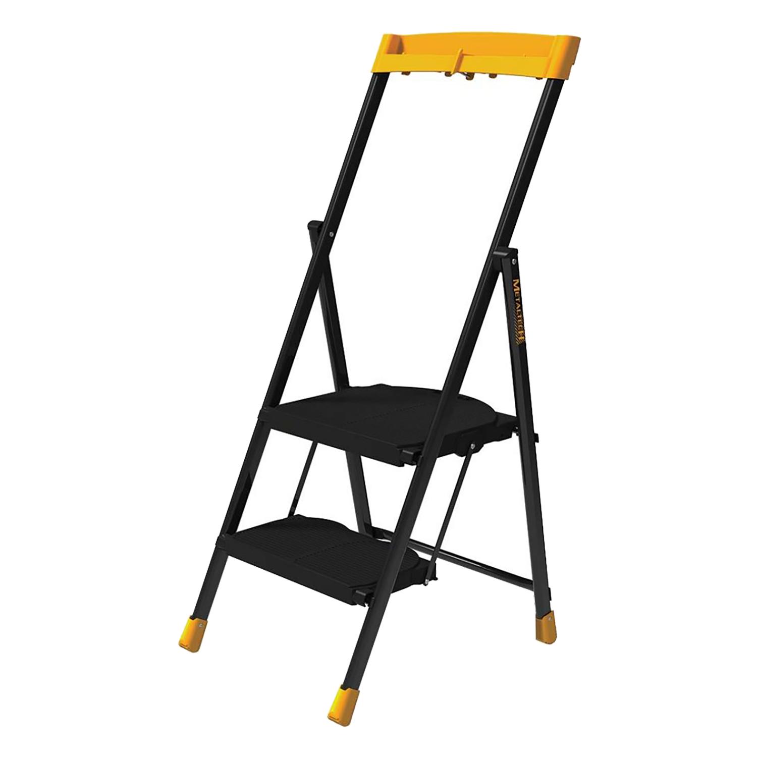 Metaltech 2-Step PRO Step Stool with Utility Tray Type 1