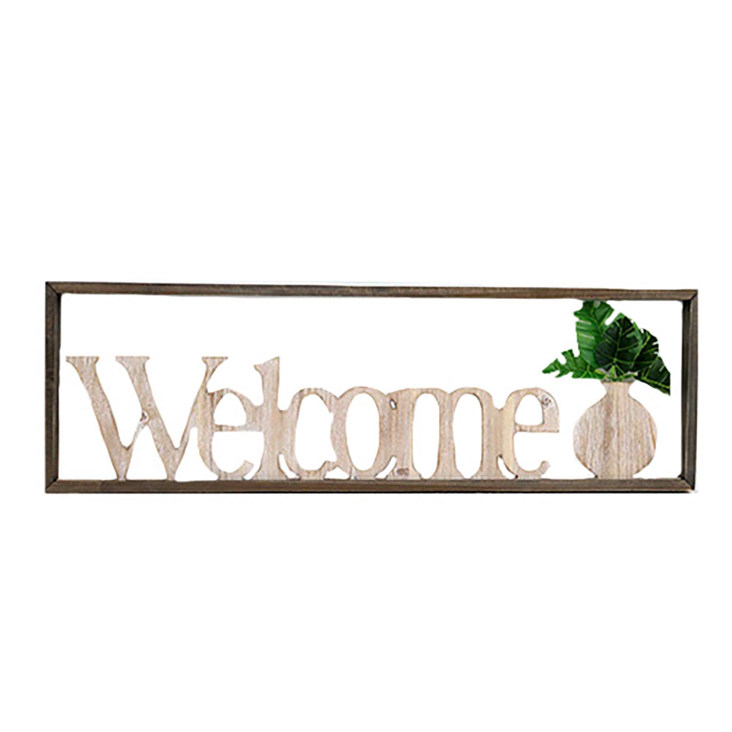 Welcome Plant Sign