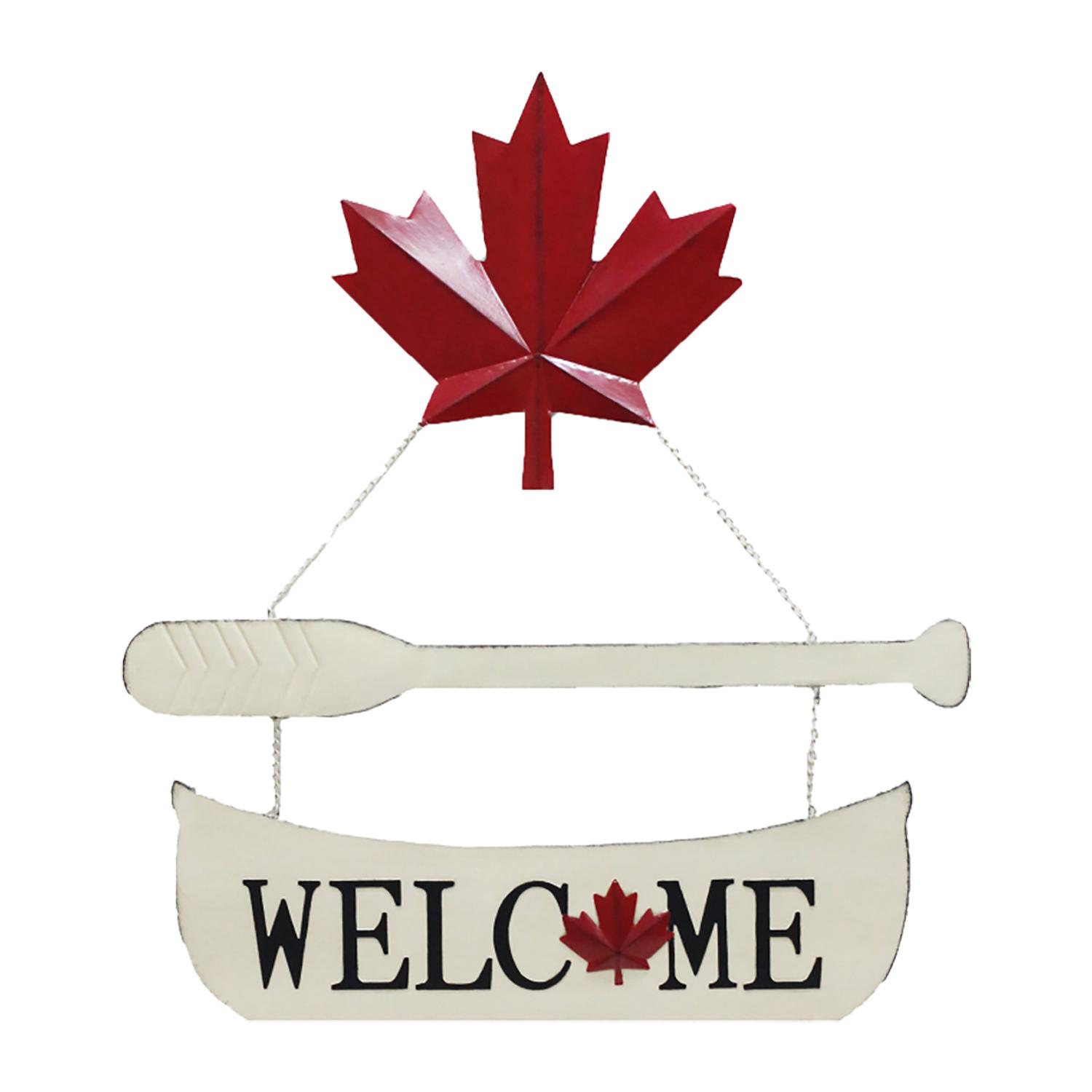 Canada Welcome Canoe