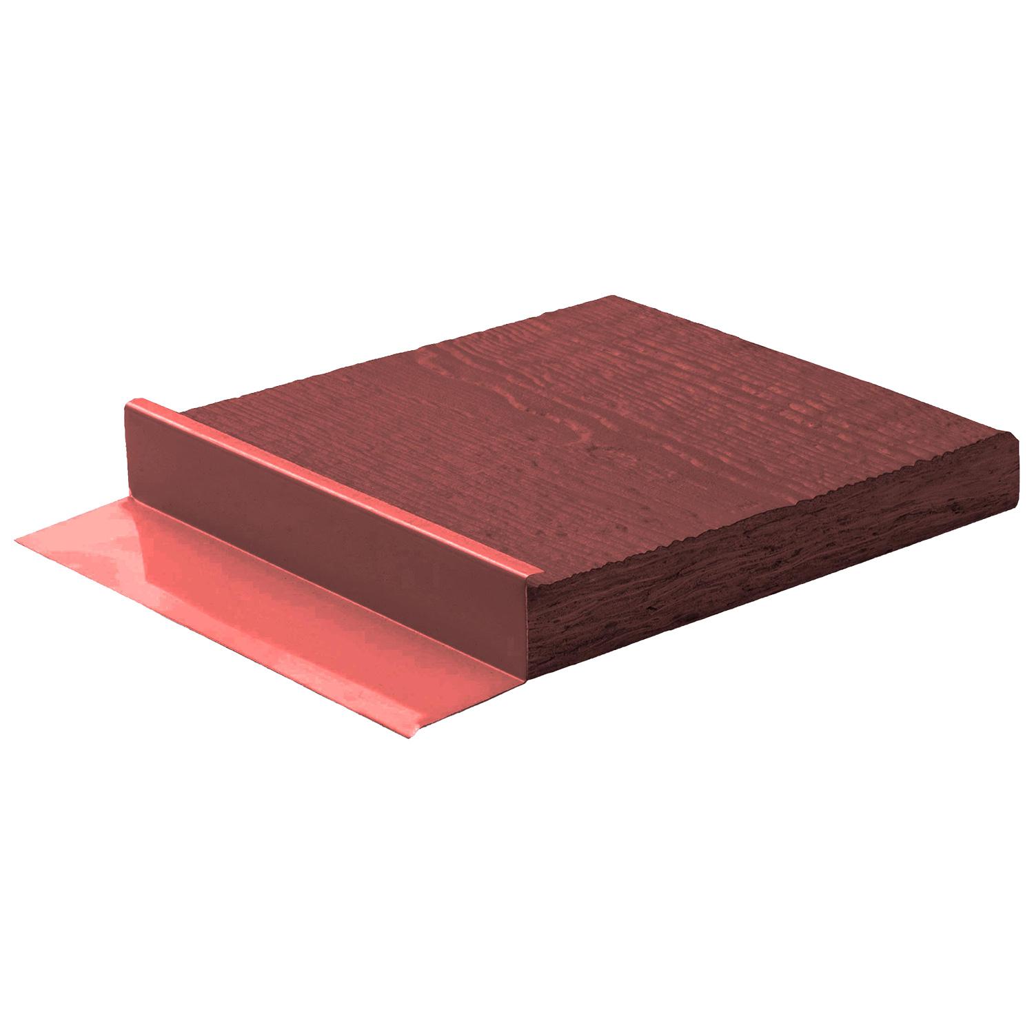 7.25” x 7.25” J-Block Cedar Texture LP-Redwood Red