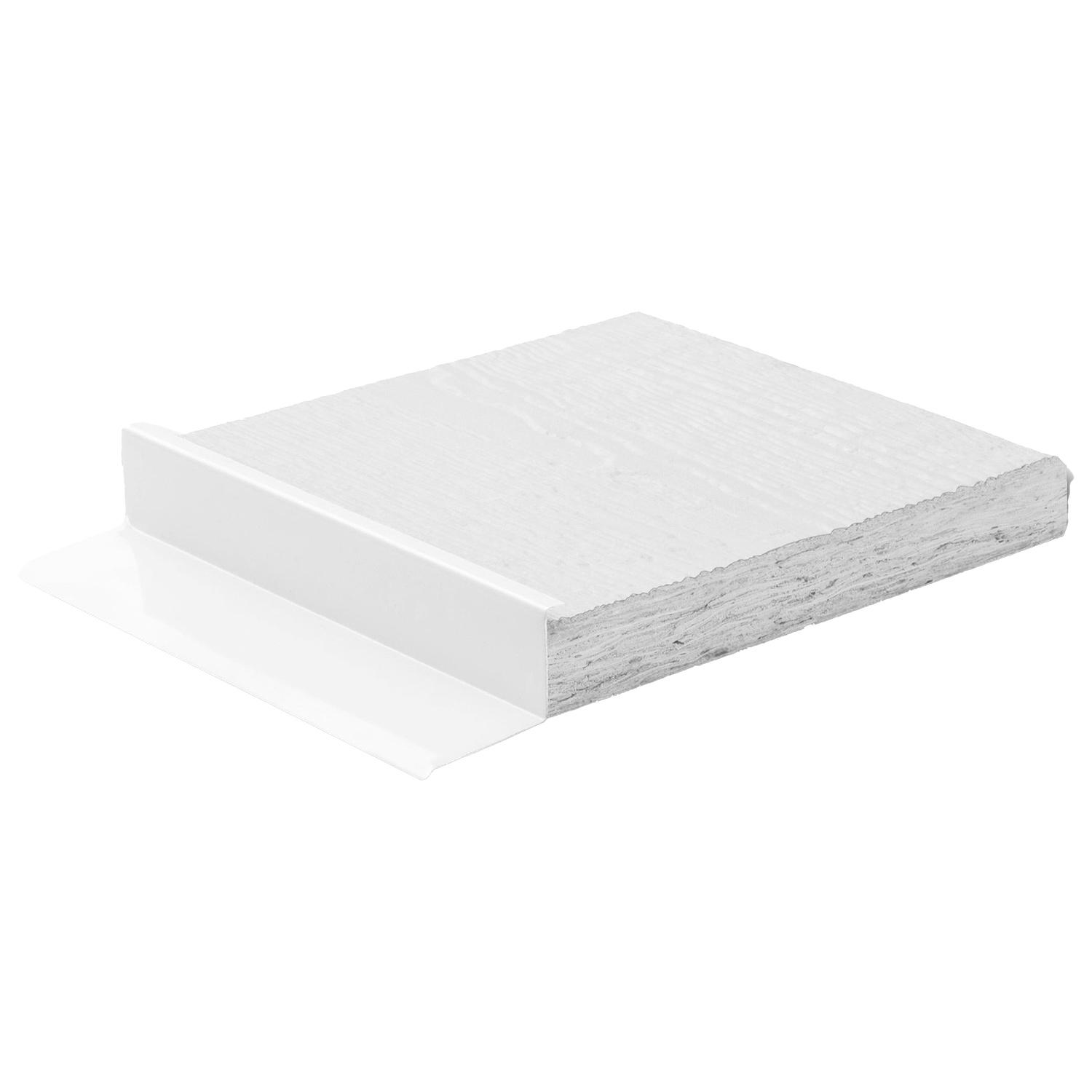 7.25” x 7.25” J-Block Cedar Texture LP-Snowscape White
