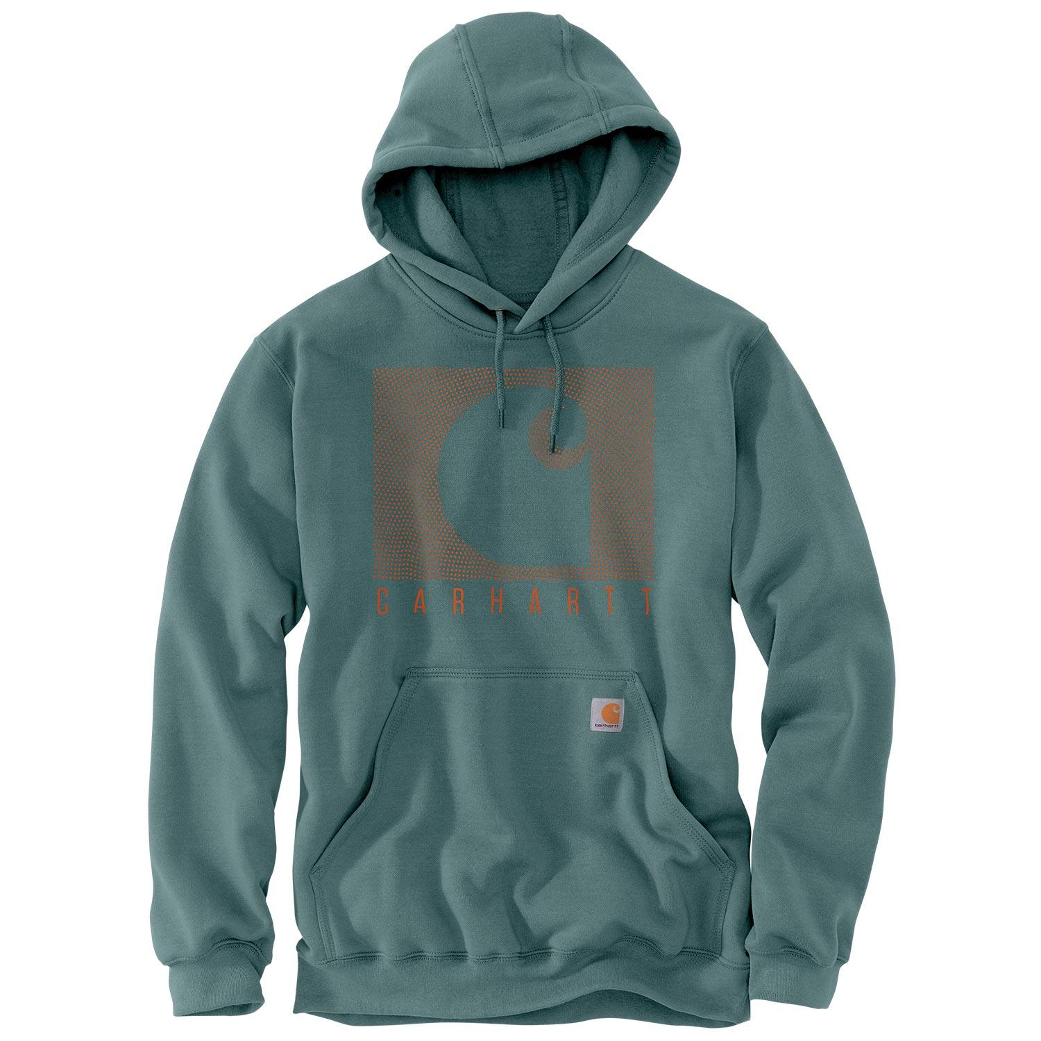 Sweat à capuche graphique Carhartt Defender Sea Pine-M