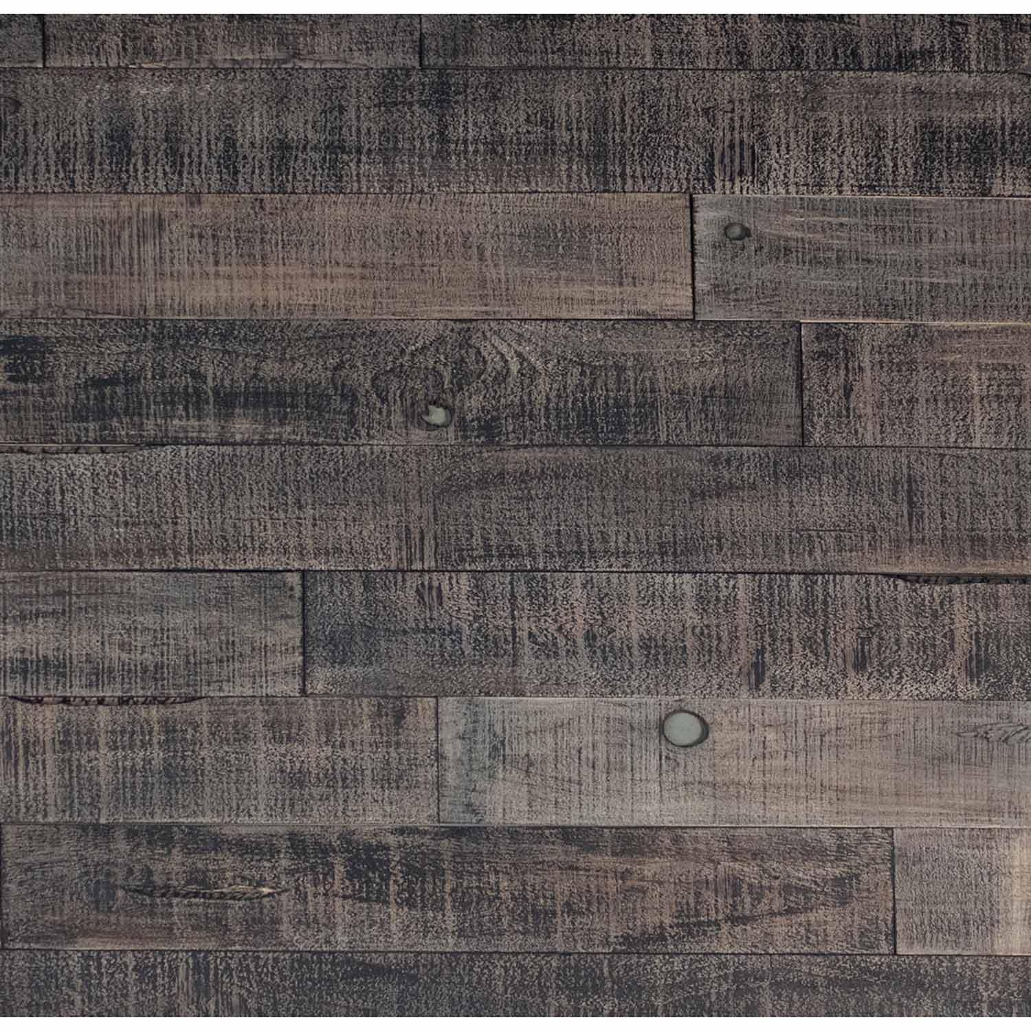 Black-Ish Rustic Planks 20 Sq-Ft