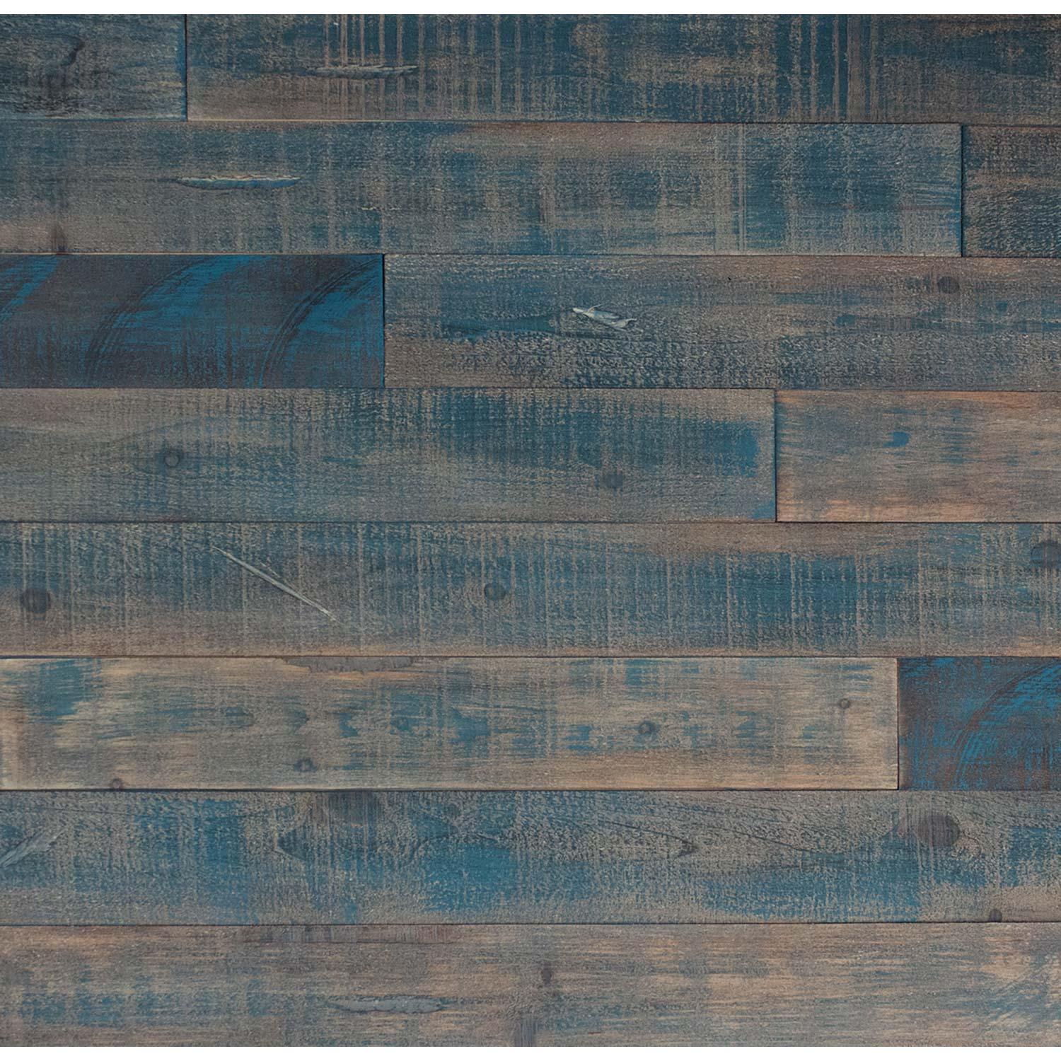 Blue-Ish Rustic Planks 20 Sq-Ft