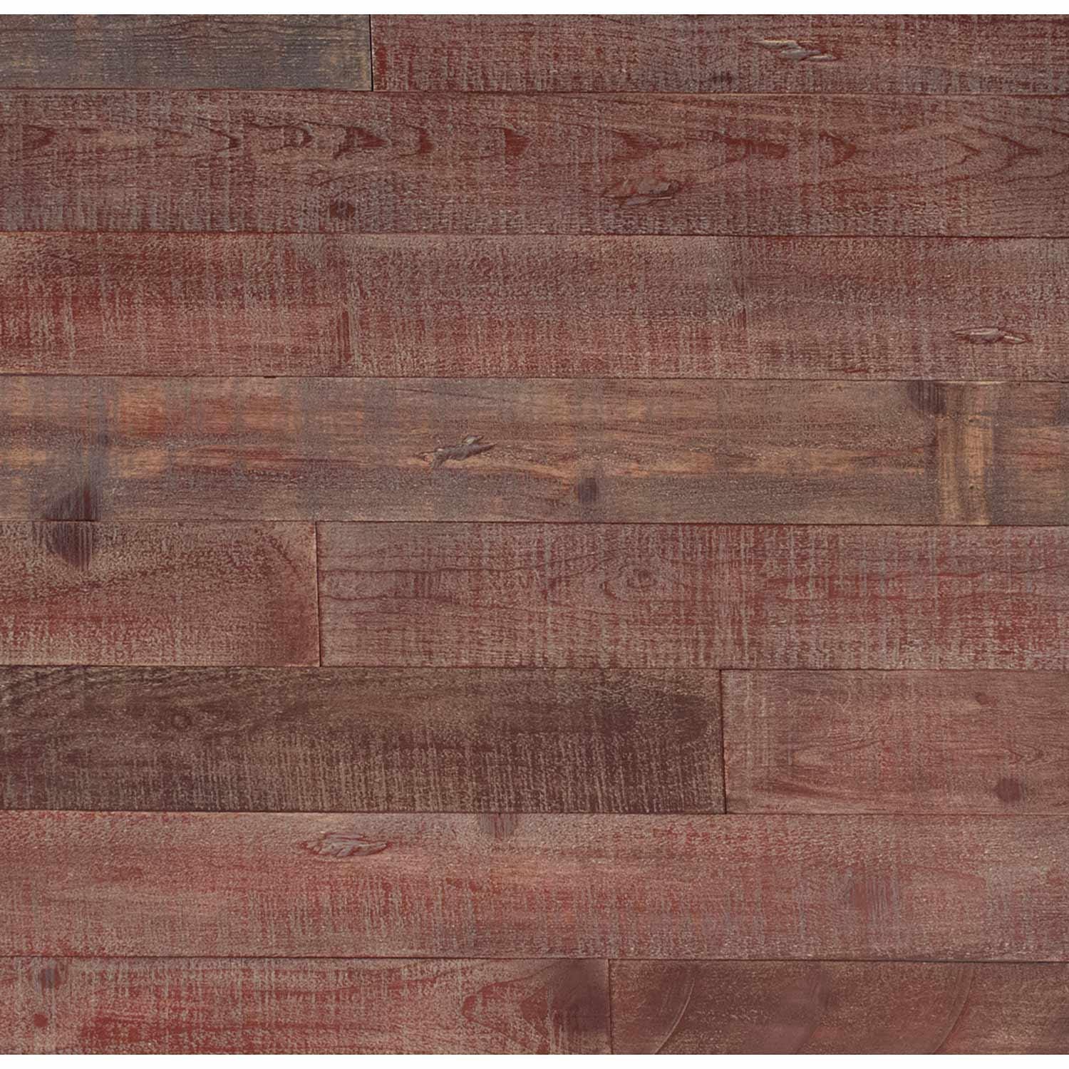 Red-Ish Rustic Planks 20 Sq-Ft