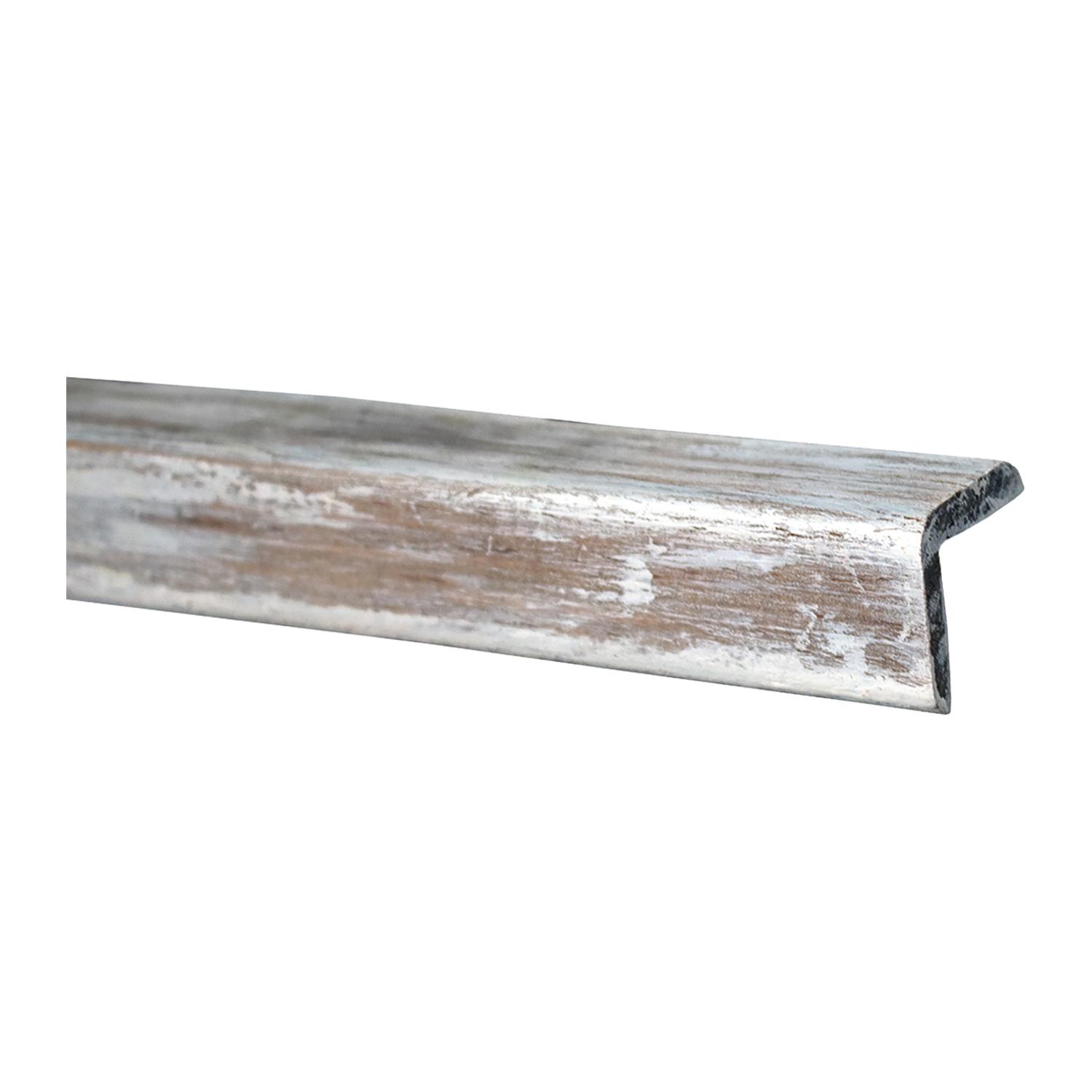 Coin lisse Hamptons White 48" AS-IS BRAND pour murs en bois