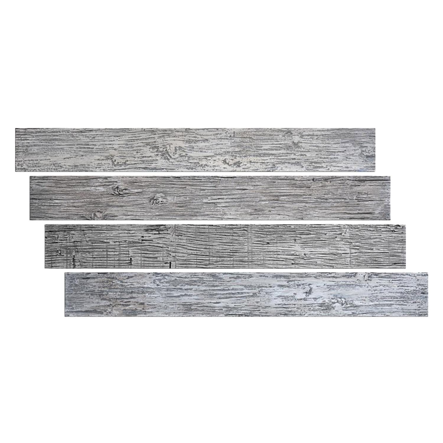 1/2"x6"x48" White Wash BarnWood Panel 2 Sq-Ft