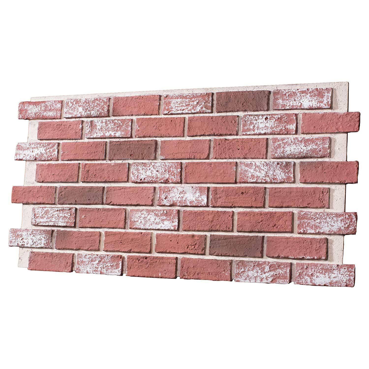Panneau Hourwall ClassicBrick rouge récupéré 1"x24"x45"