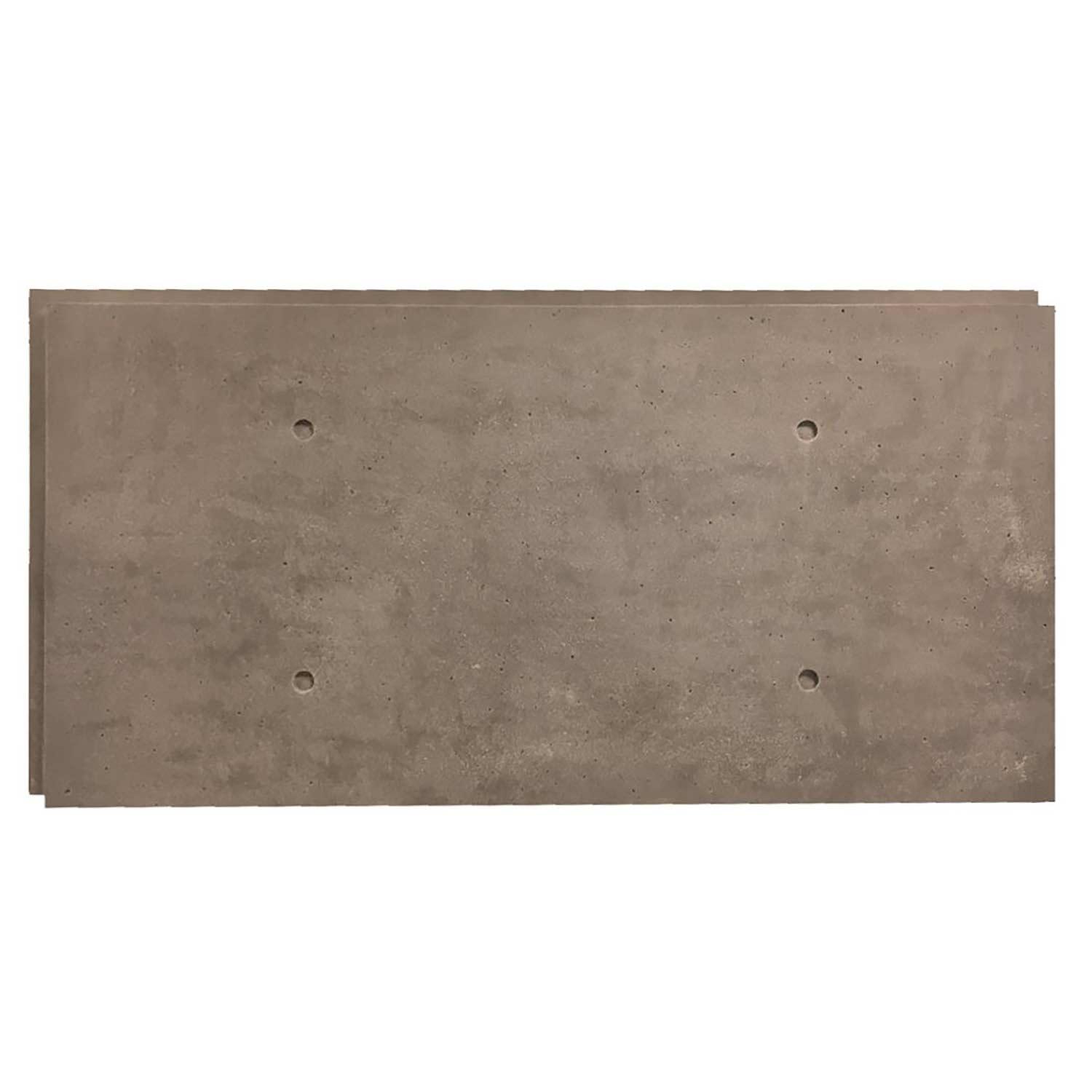 Panneau Hourwall Urban Concrete gris rustique 1"x24"x48"