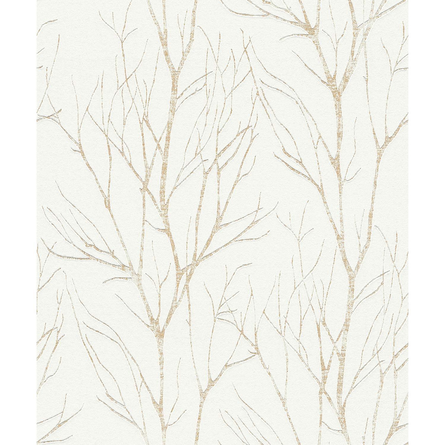 Diani Gold Metallic Tree Wallpaper