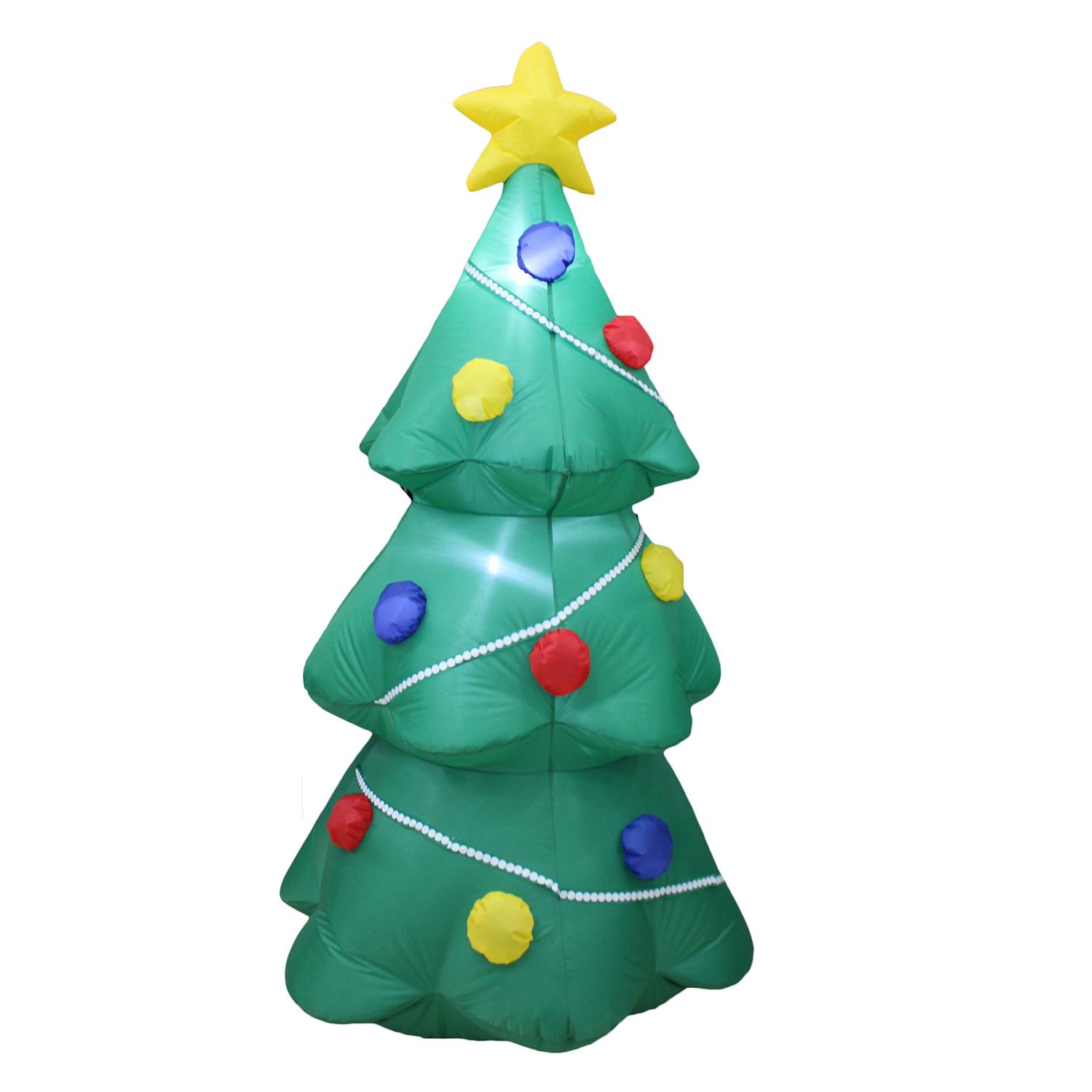 Arbre de Noël gonflable LED 6'