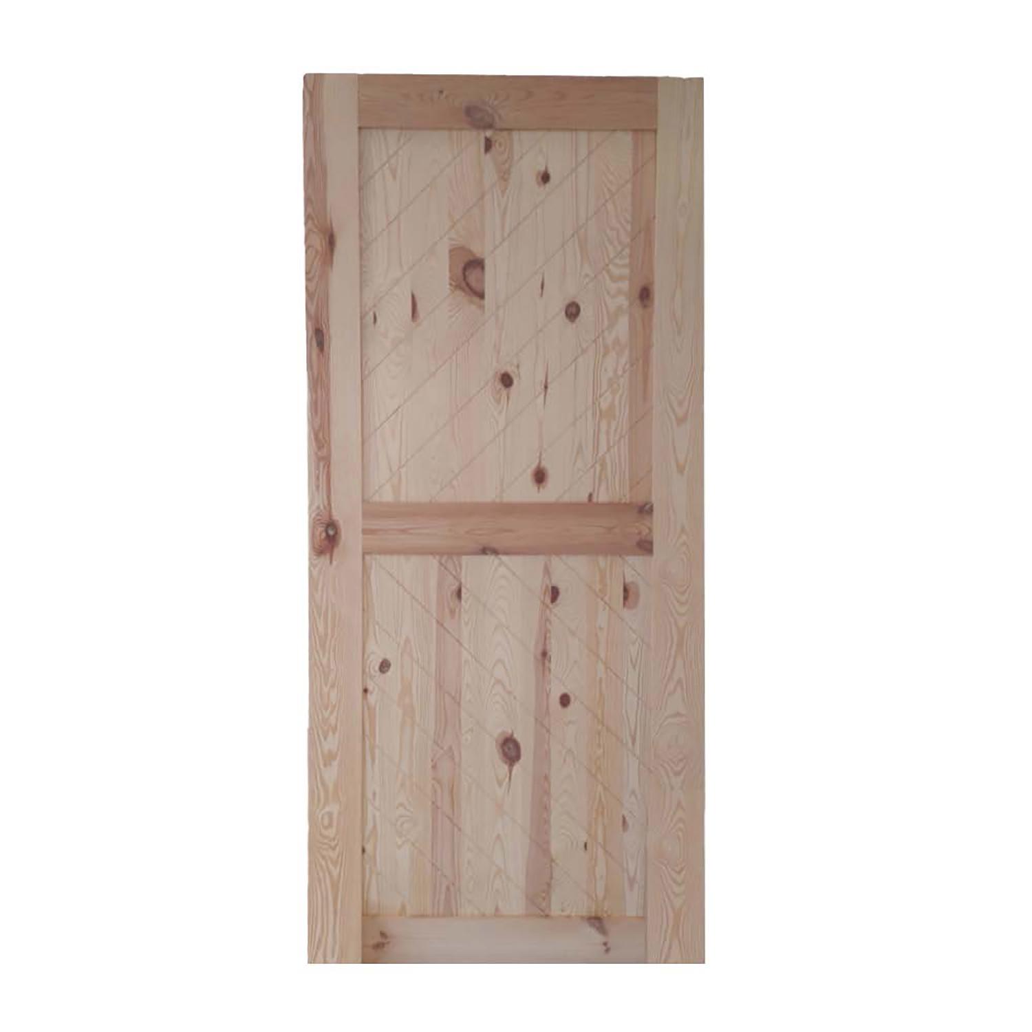 Porte Vogue pin naturel 37 x 84 x 1-3/8