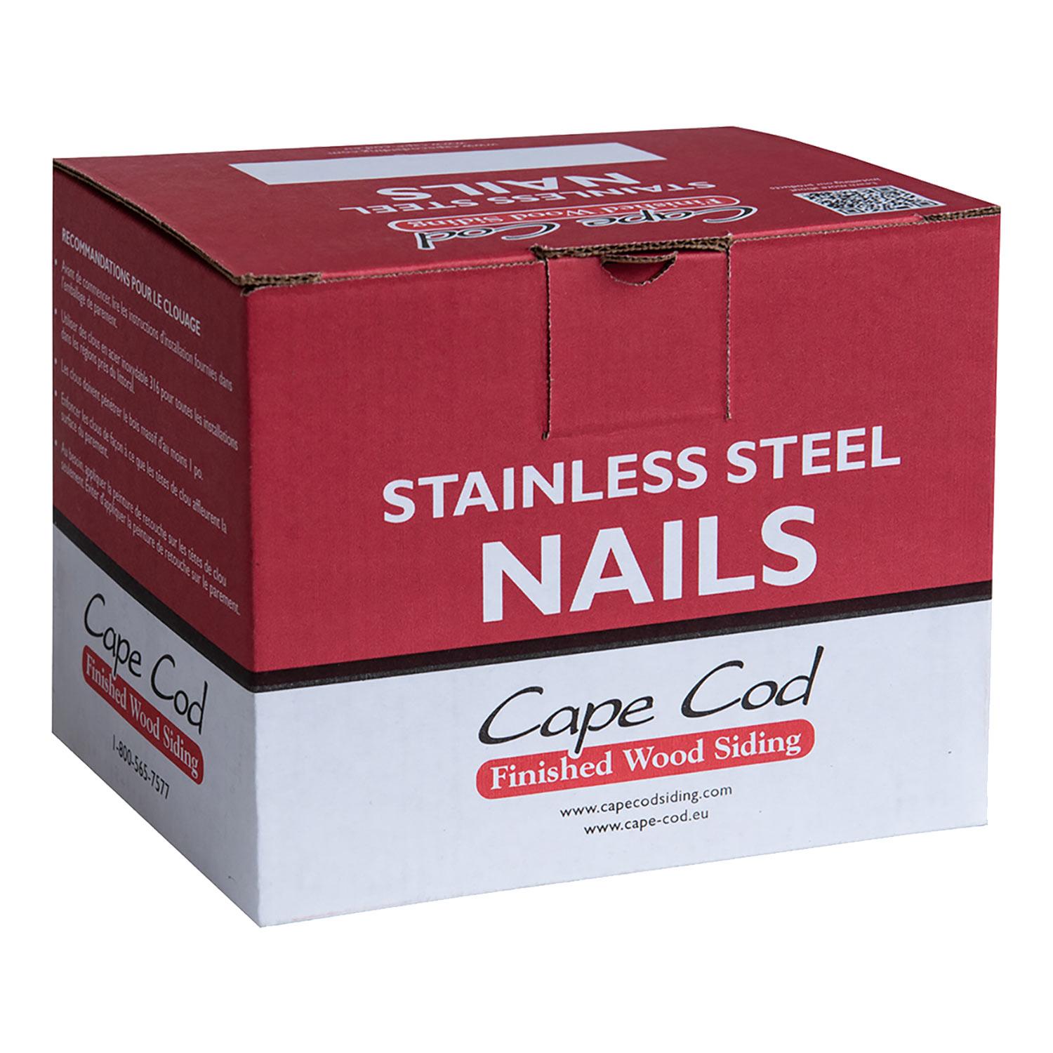 3-1/4" Stainless Trim Nails (5lb)-Rail