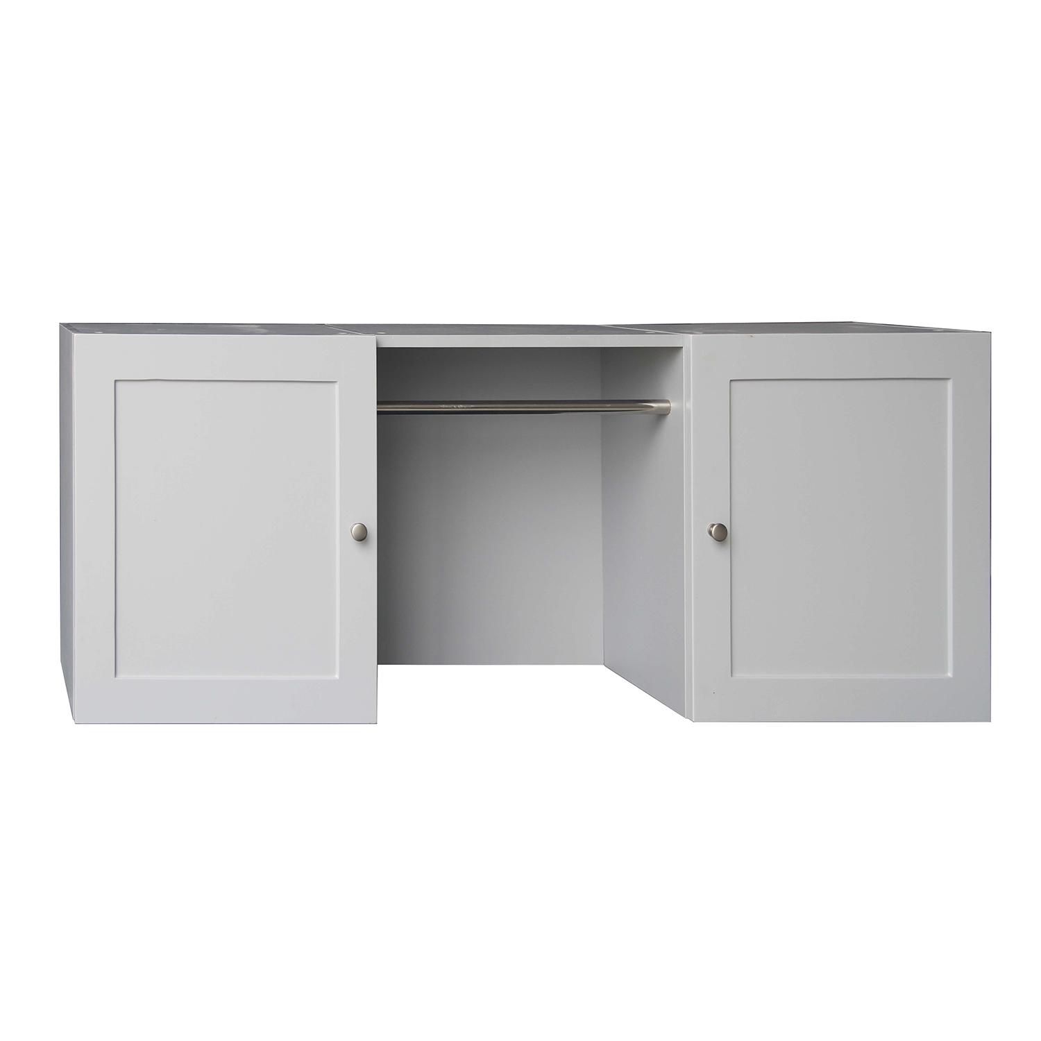55" Classic Laundry Cabinet with Hang Rod