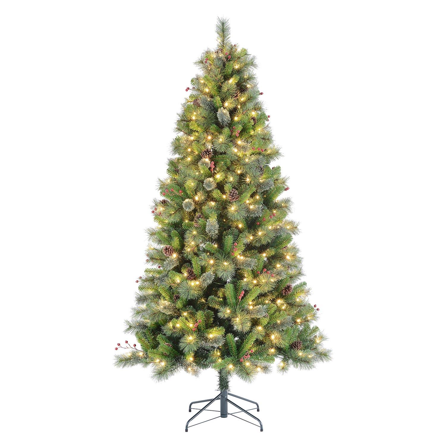 Sierra Deco LED Pine Tree with 400 Warm White Lights 7'