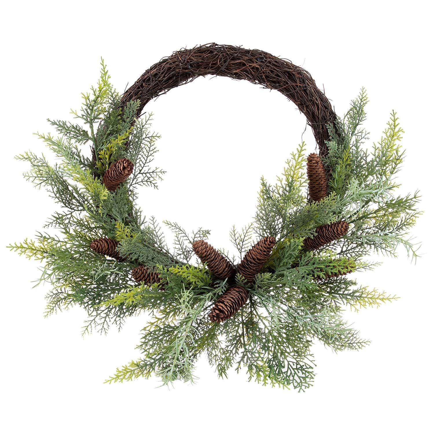 Couronne de Pin Nice And Neutral 24"
