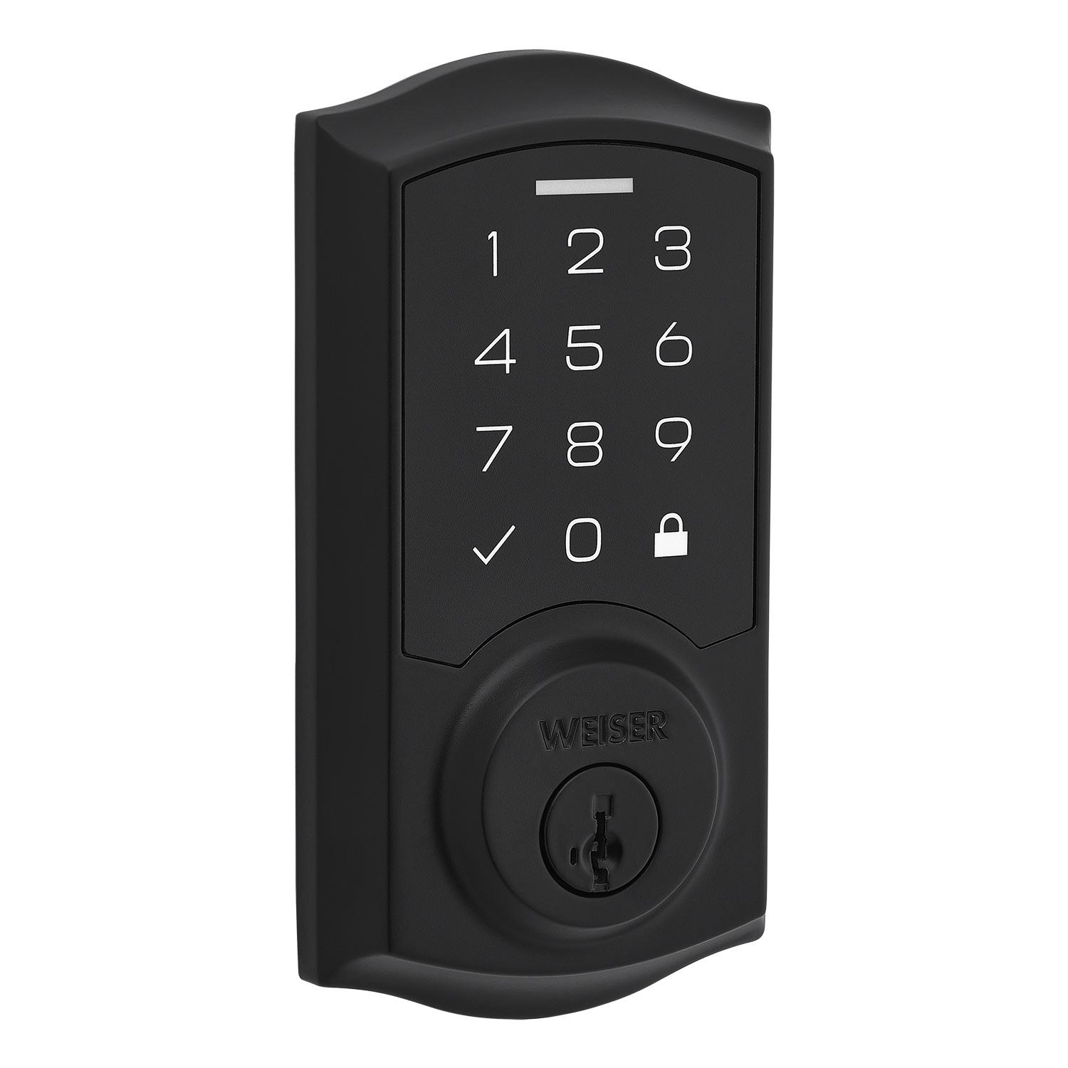 SmartCode Traditional Touchpad Electronic Lock-Matte Black