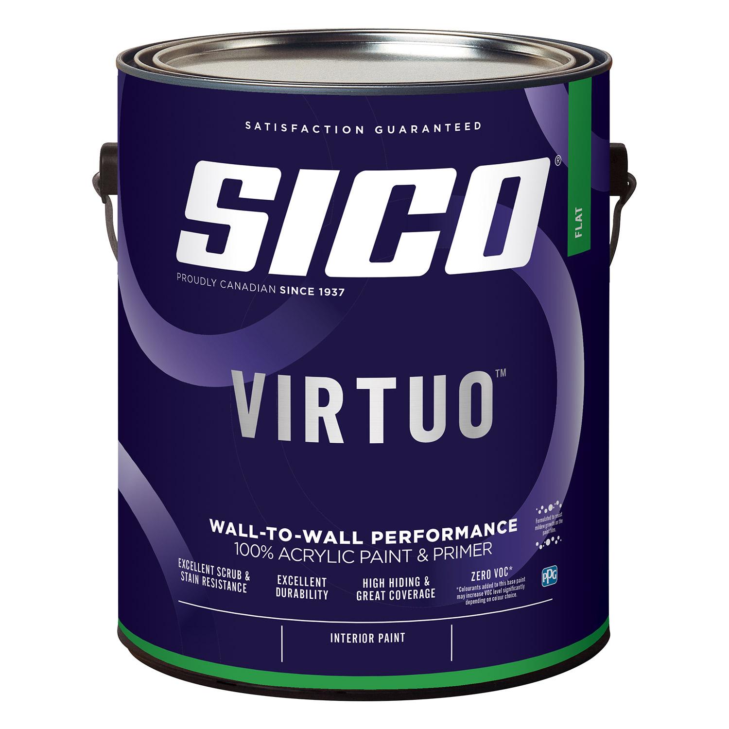 Virtuo Interior Paint Flat Finish-3.78L