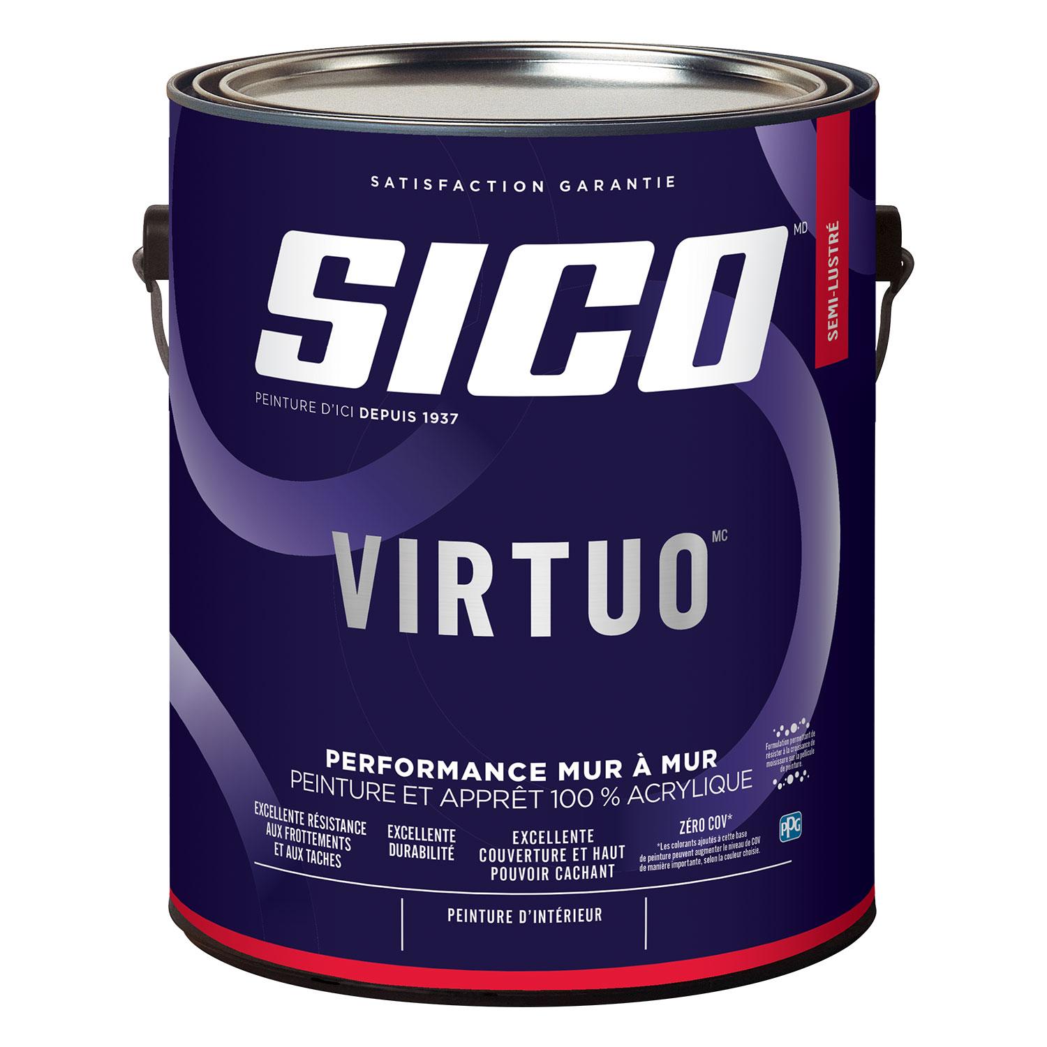 Virtuo Interior Paint Semi-Gloss Finish-3.78L