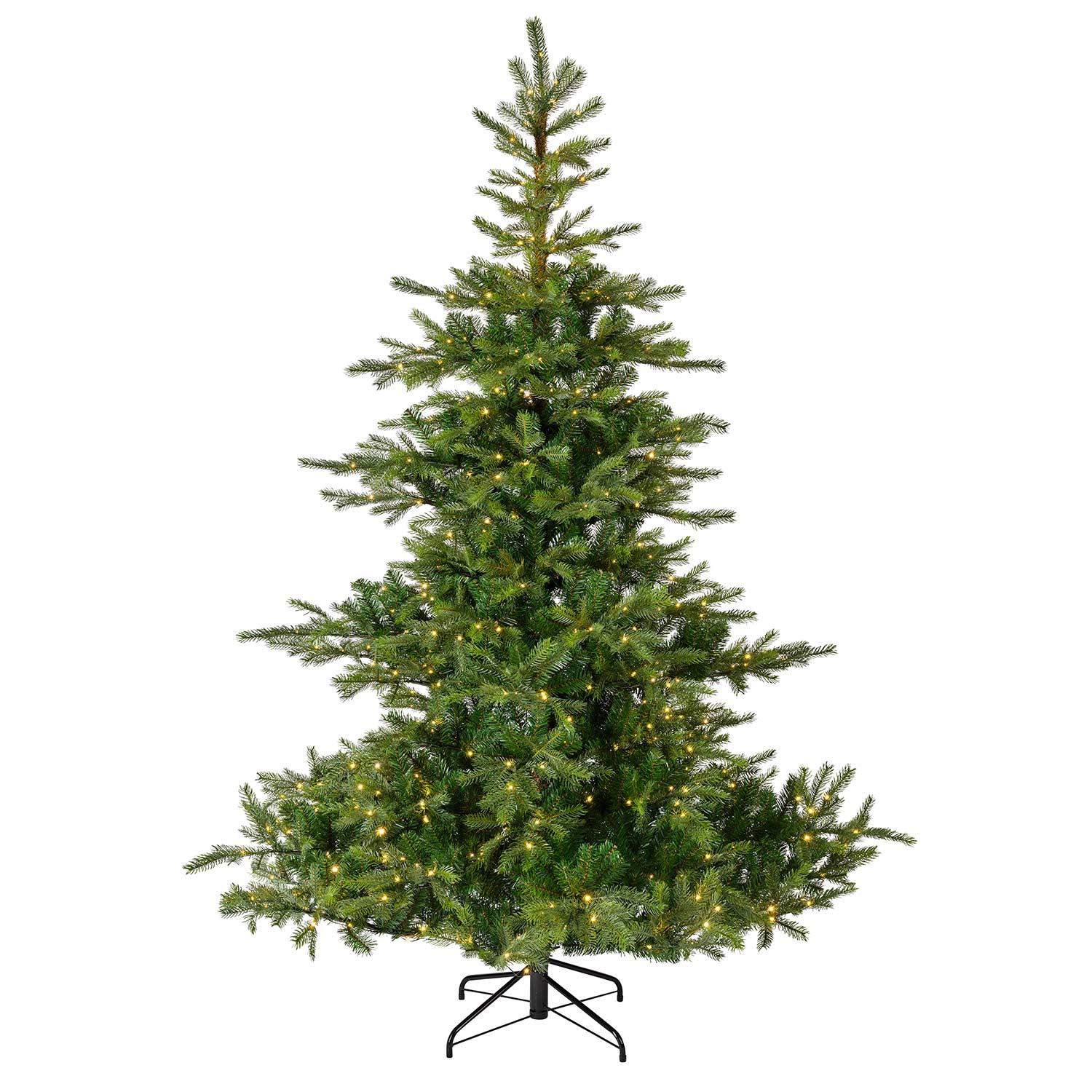 Grandis LED Feels Real Tree with 650 Warm White Lights 7.5'