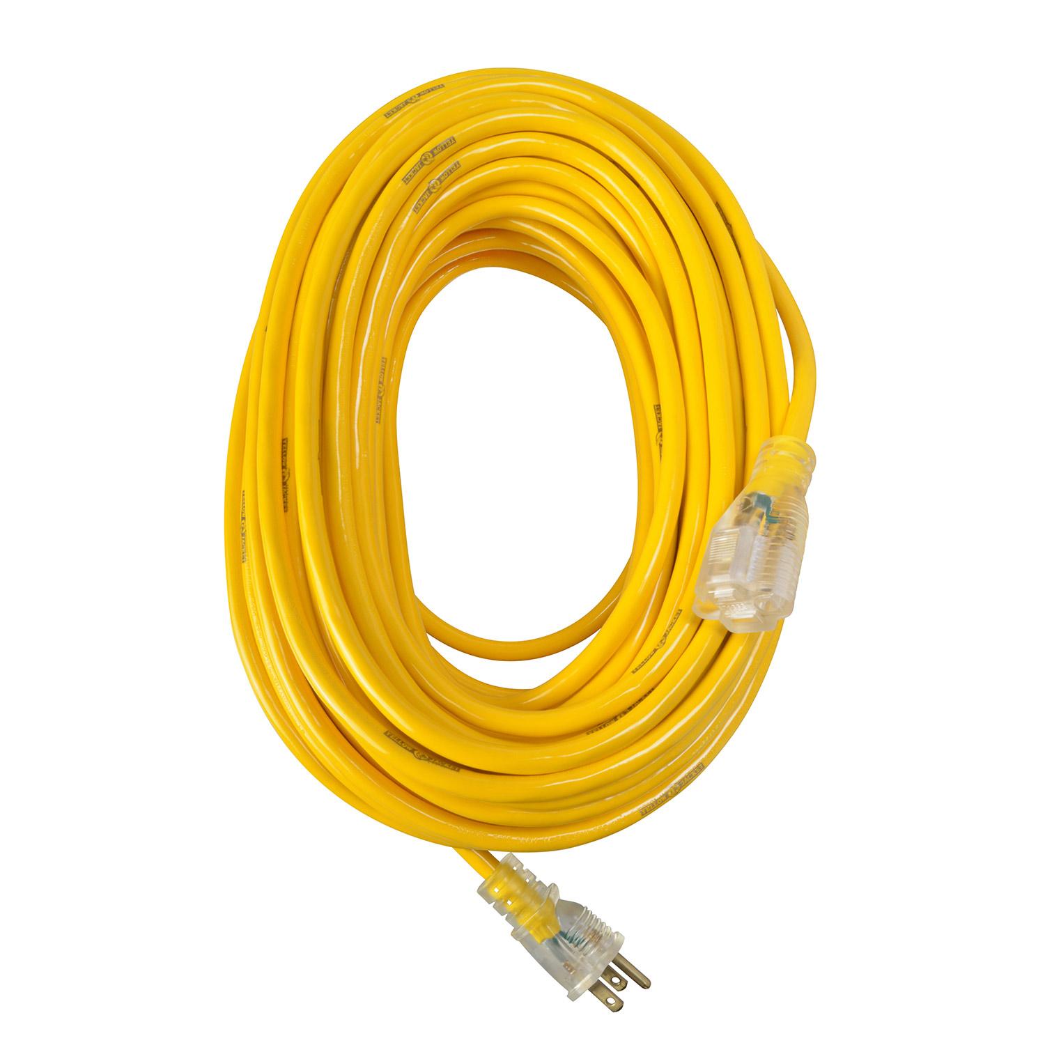 12/3-100' Extension Cord, Single Outlet