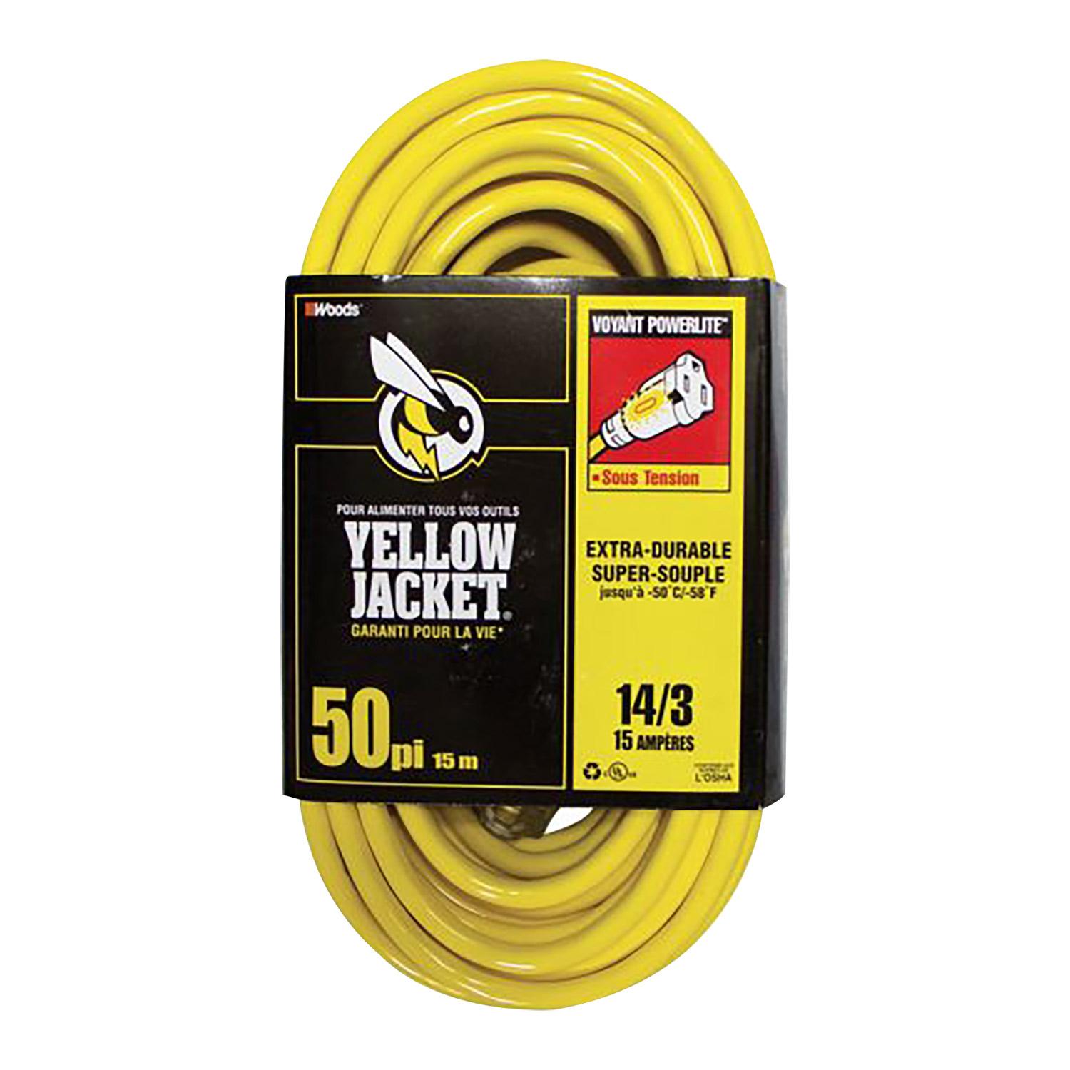 14/3-50' Extension Cord, Single Outlet