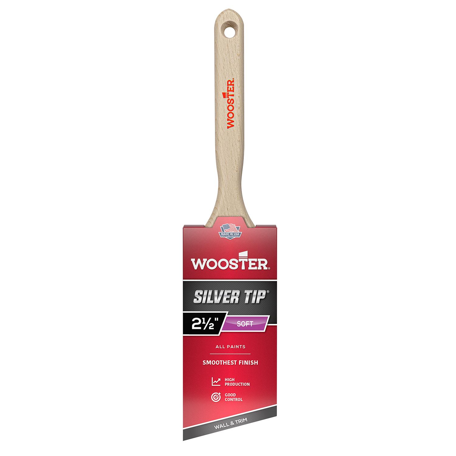 5221 Silver Tip Angle Sash Brush 2.5"