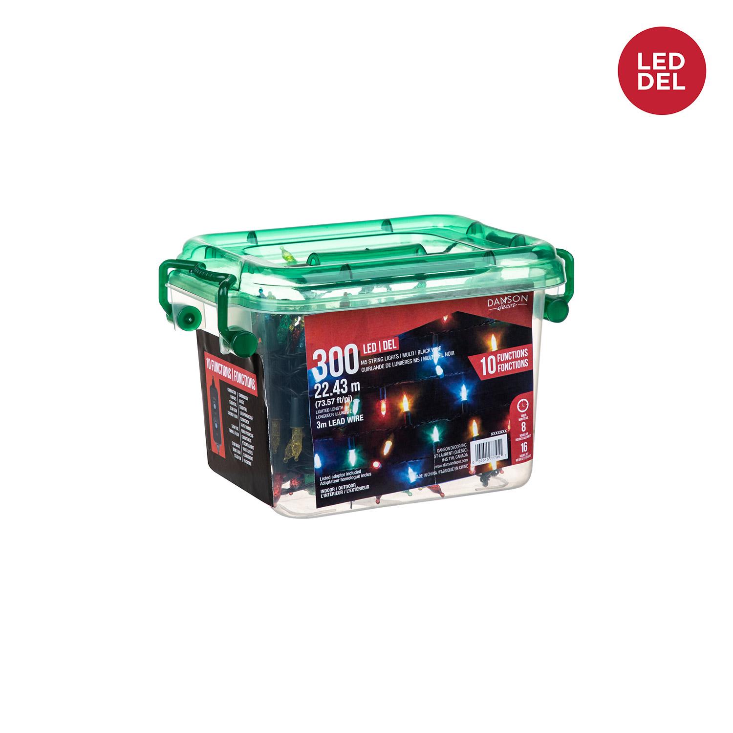 Ensemble de Lumières LED M5 LV avec 300 Lumières Lisses