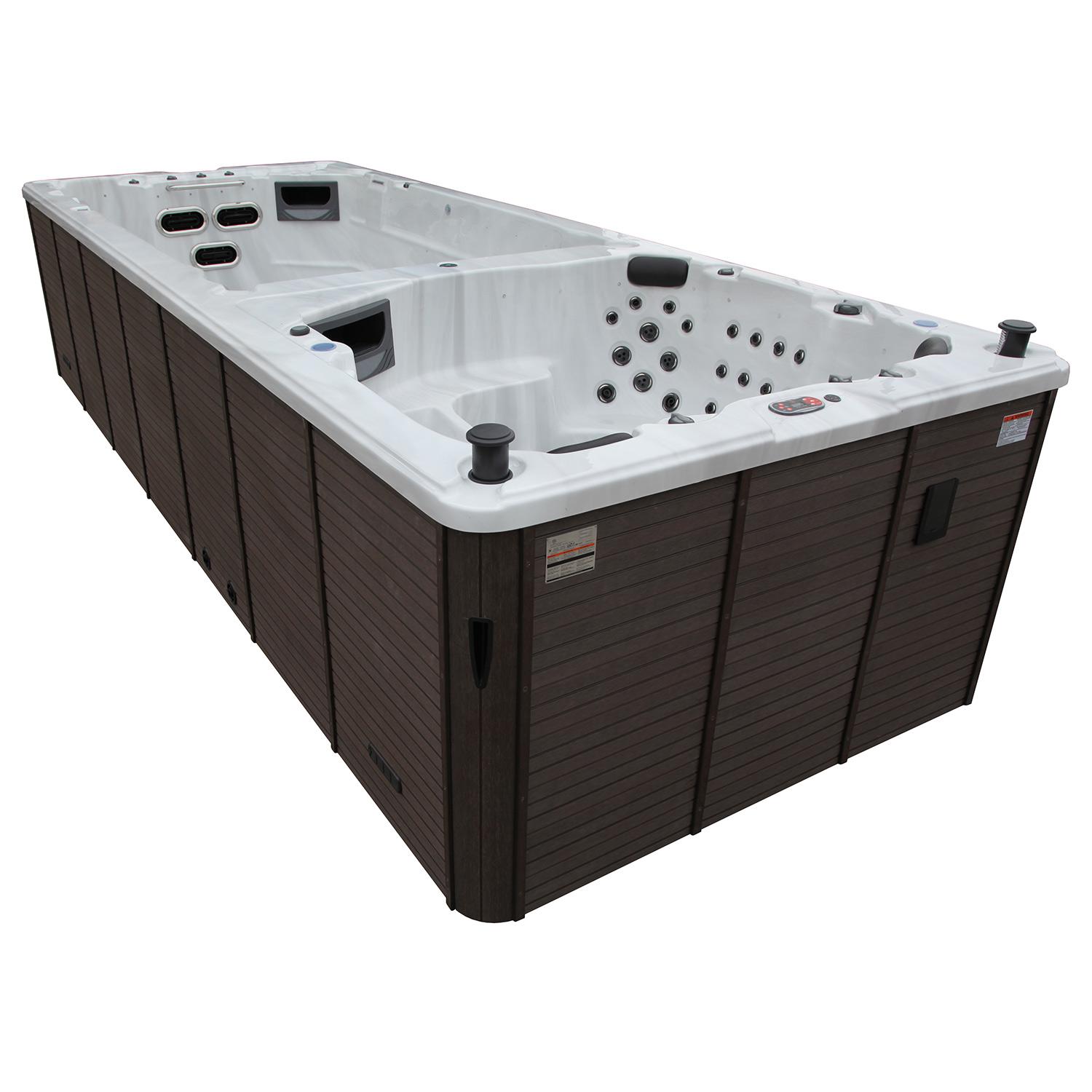 St. Lawrence 20' Swim Spa 17-Person with 73 Jets