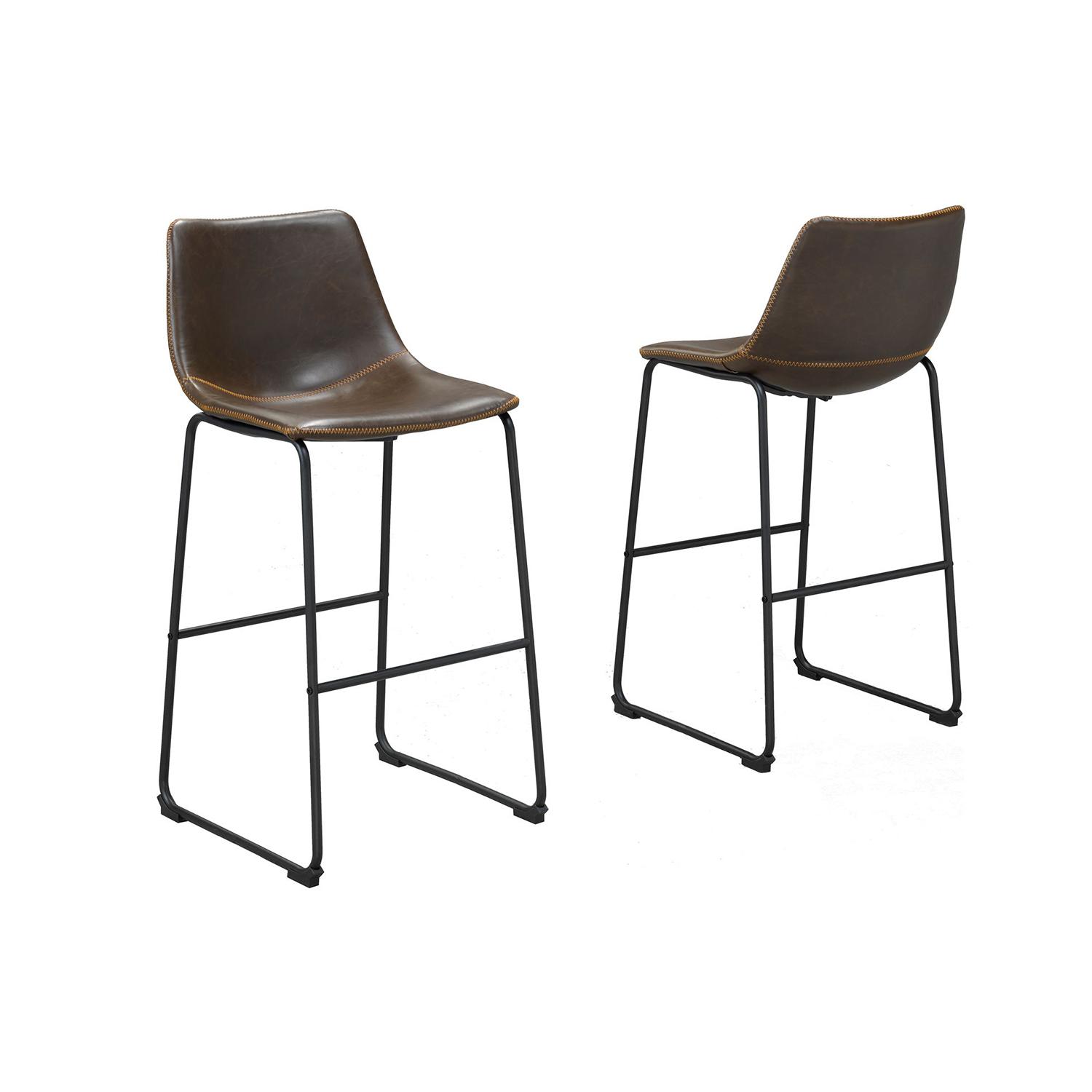 Brown Counter Stool- 2/Pack