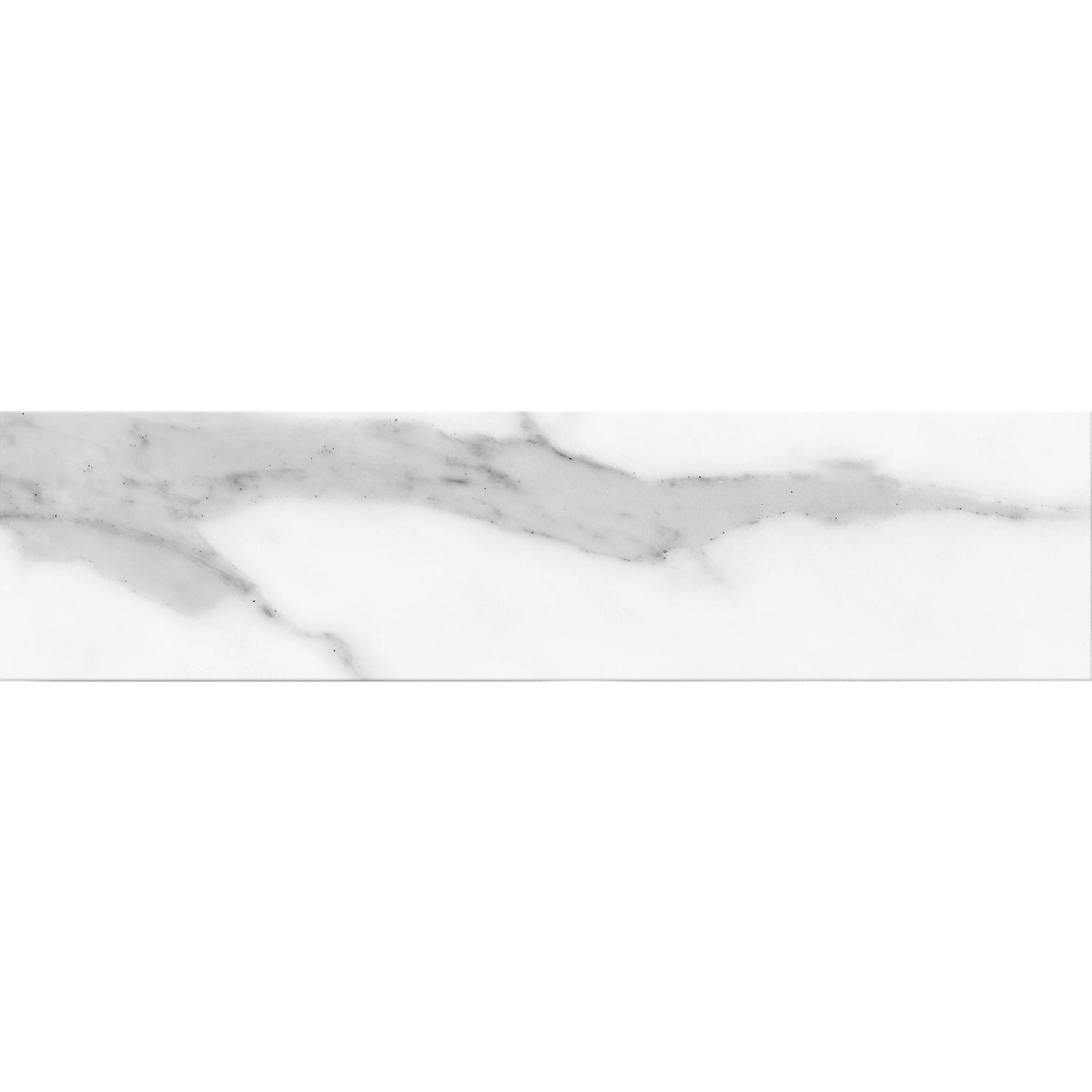 3x12" Statuario Valore Artisan Ceramic Tile 36pc/8.72SqFt/Bx