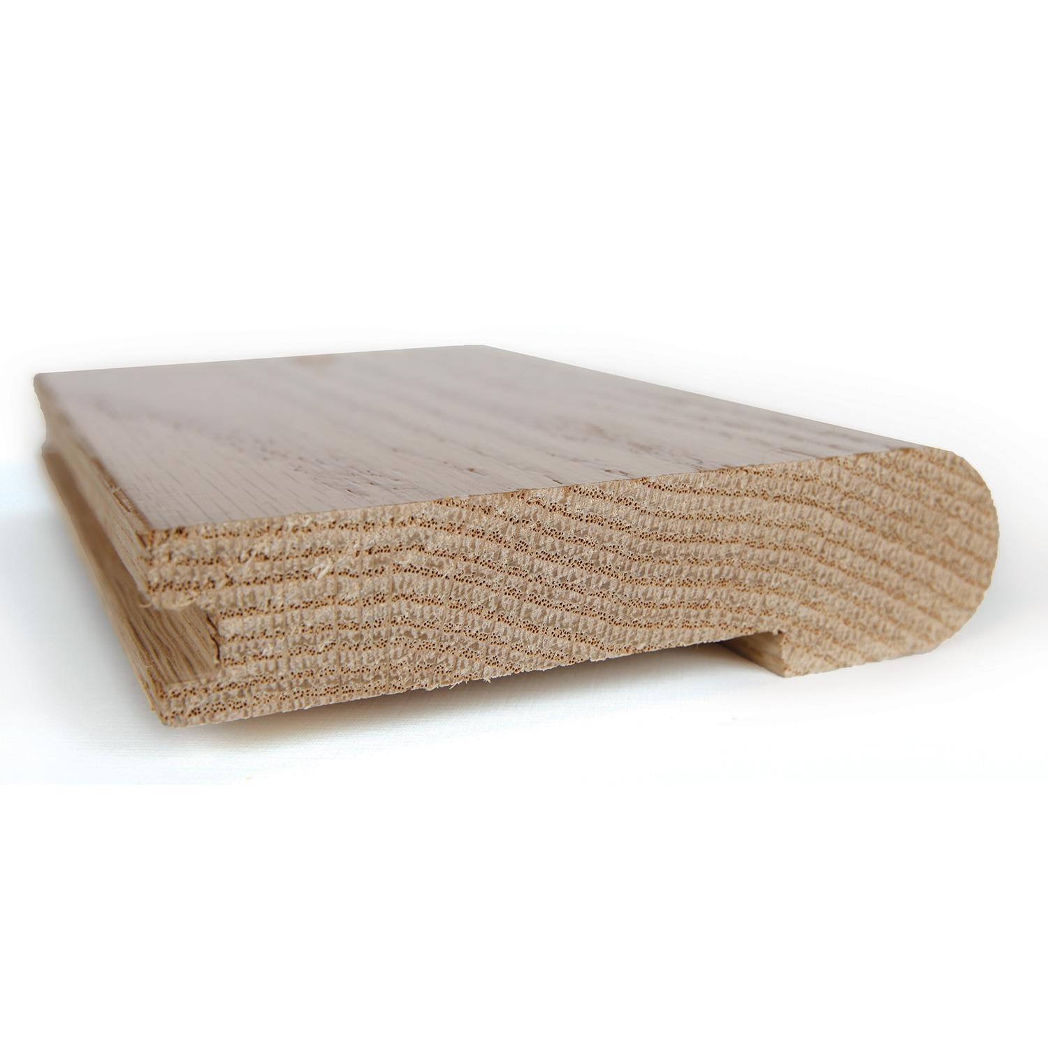 Nez Rond Érable Argent Sandbank Fini Satiné 84"